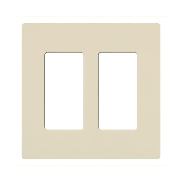 CW-2-LA - CLARO WALLPLATE 2 GNG LIGHT