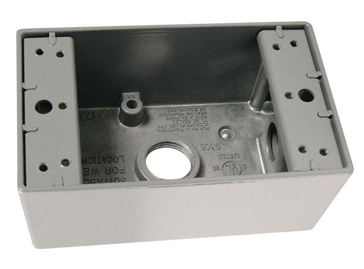 WPB23 - WP BOX 1G 3 HOLE 1/2 WPB23