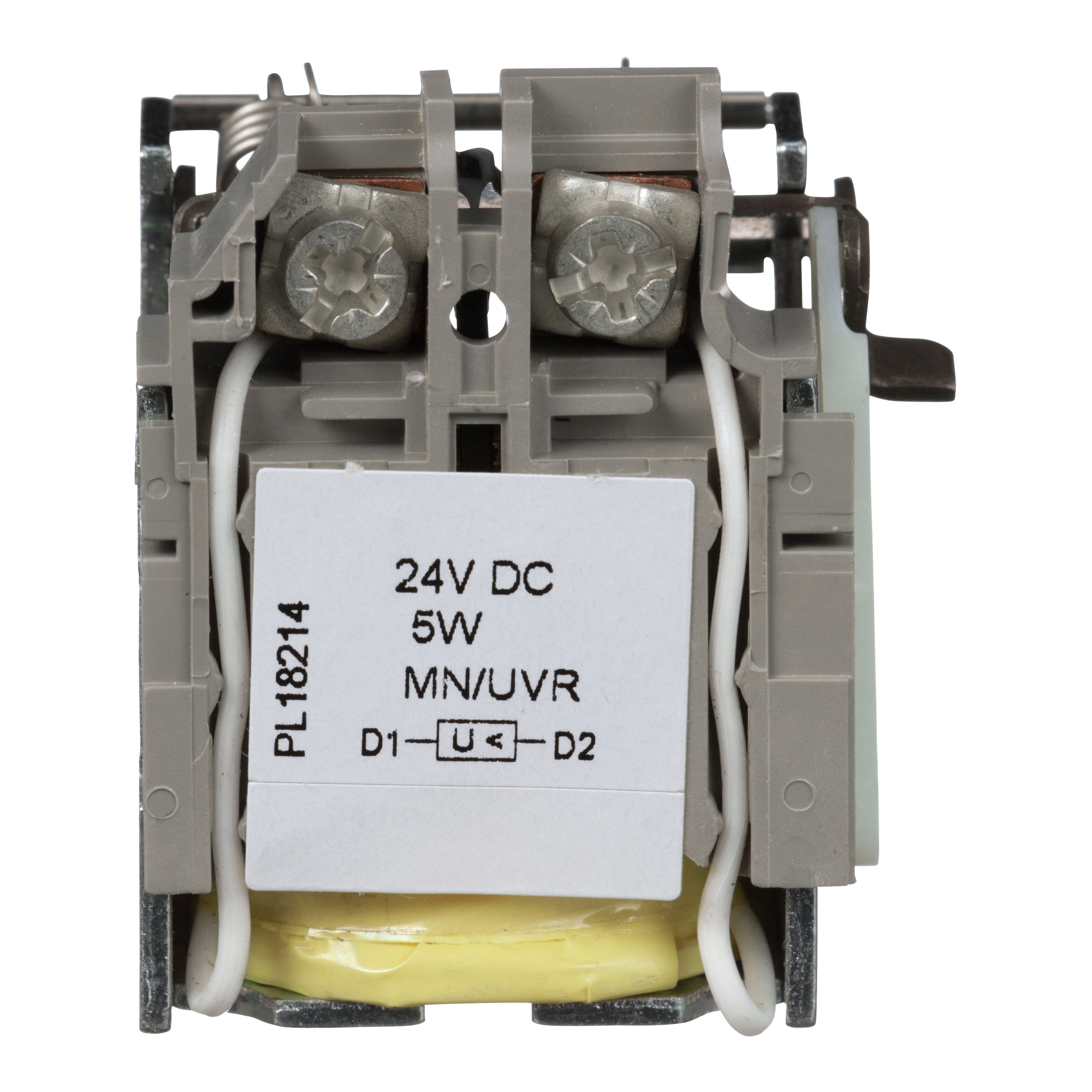 Picture of S29410 - Circuit breaker accessory, PowerPacT, undervoltage trip, 24VDC