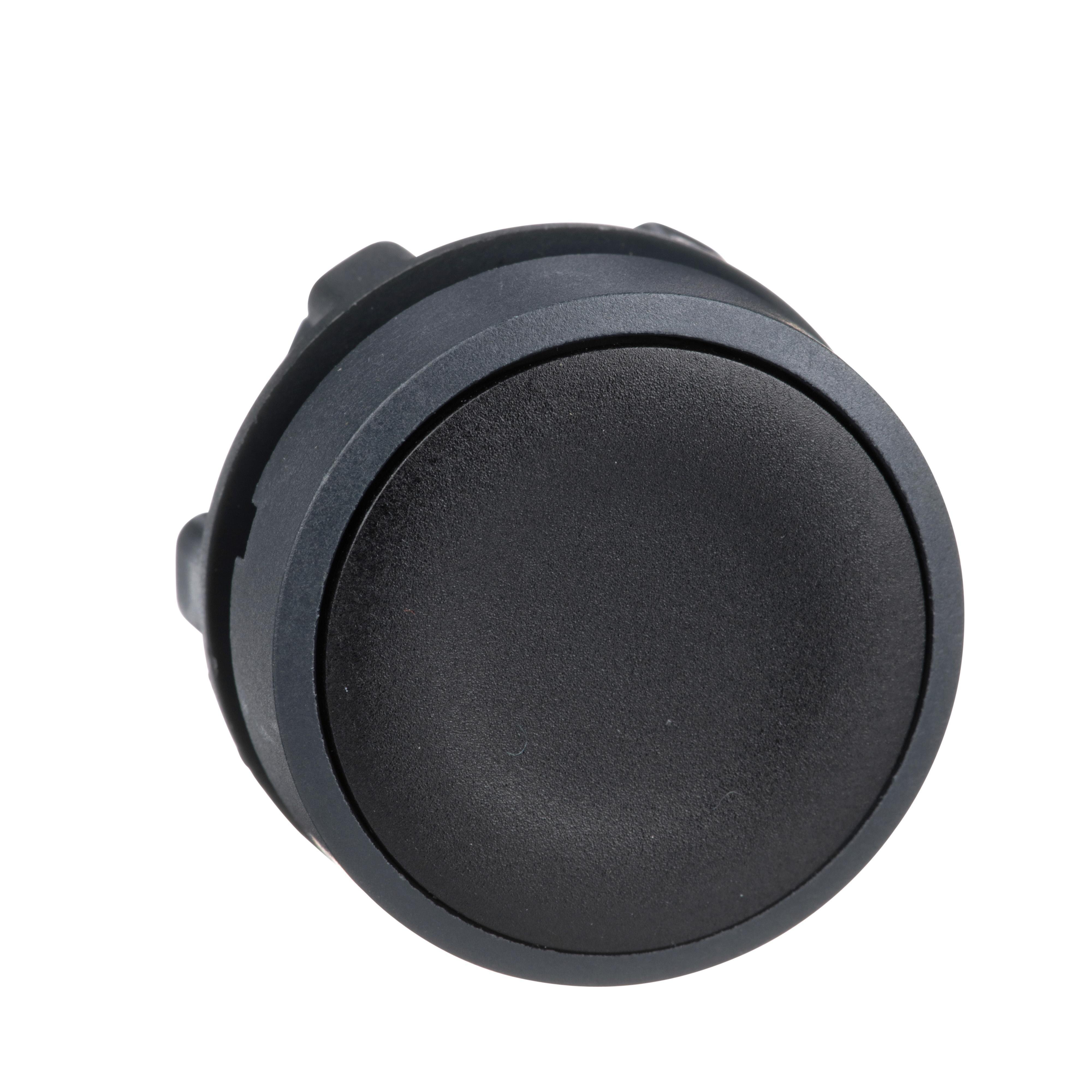 Picture of ZB5AA2 - Harmony, 22mm Push Button, flush push button head, spring return, black, unmarked