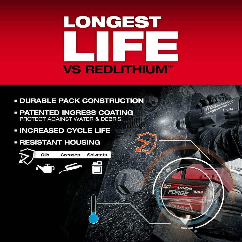 Picture of 48-11-1861 - M18™ REDLITHIUM™ FORGE™ XC6.0 Battery Pack