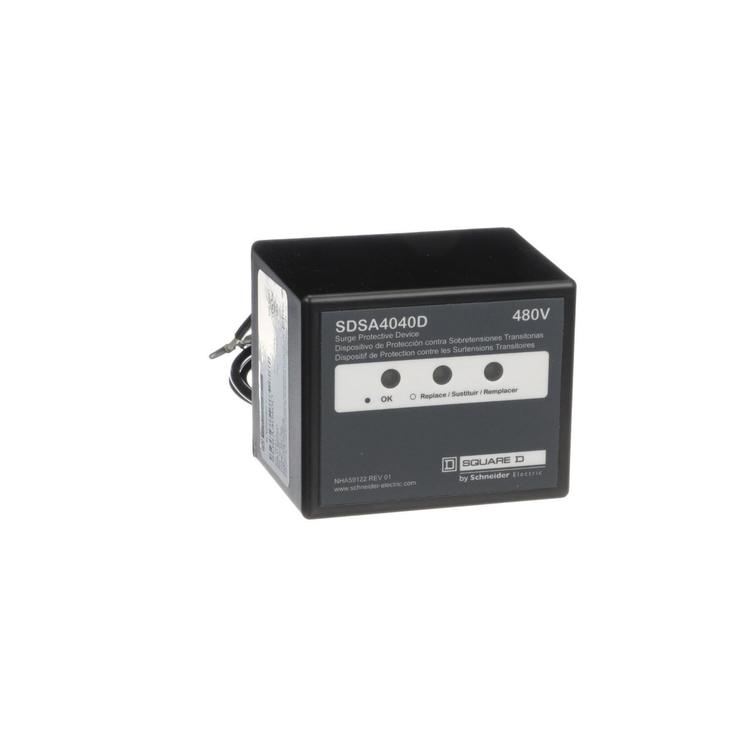 SDSA4040D - Surge protection device, Surgelogic, 40kA, 480 VAC delta, 3 phase, 3 wire, NEMA 4X