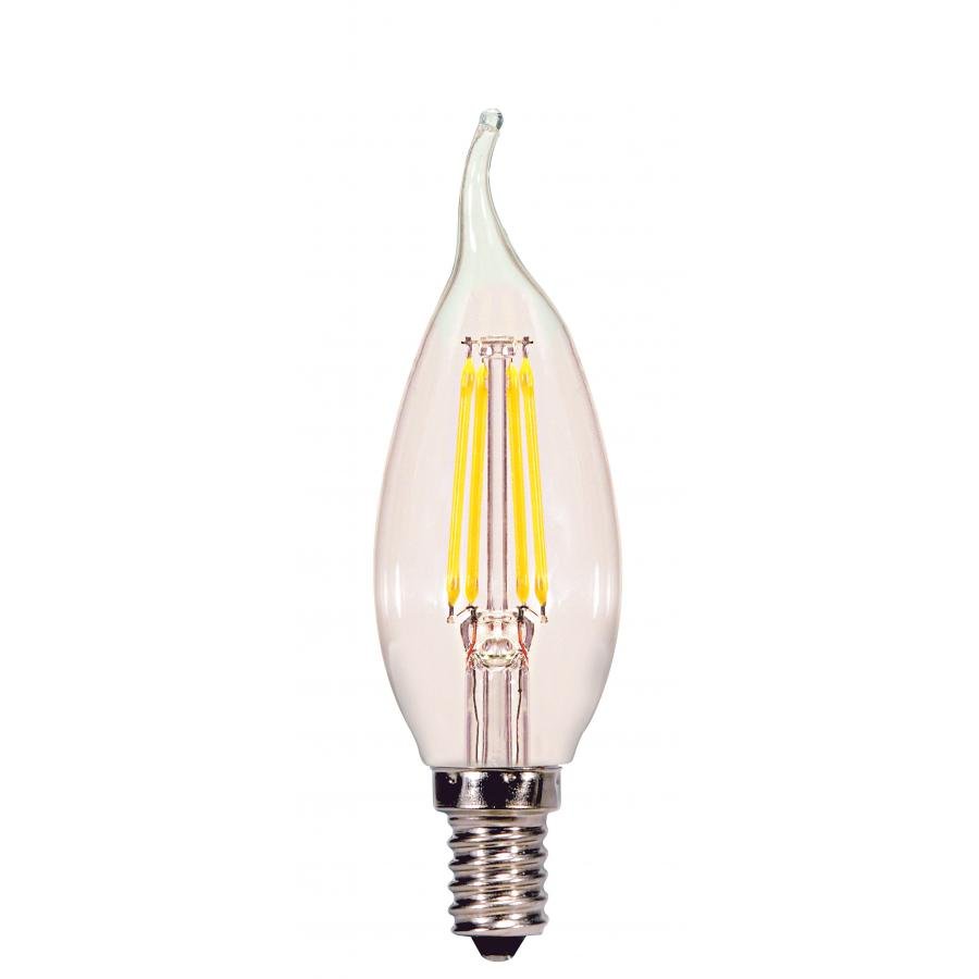 S29923 - 4 Watt CA11 LED - Clear - Candelabra base - 2700K - 350 Lumens - 120 Volt