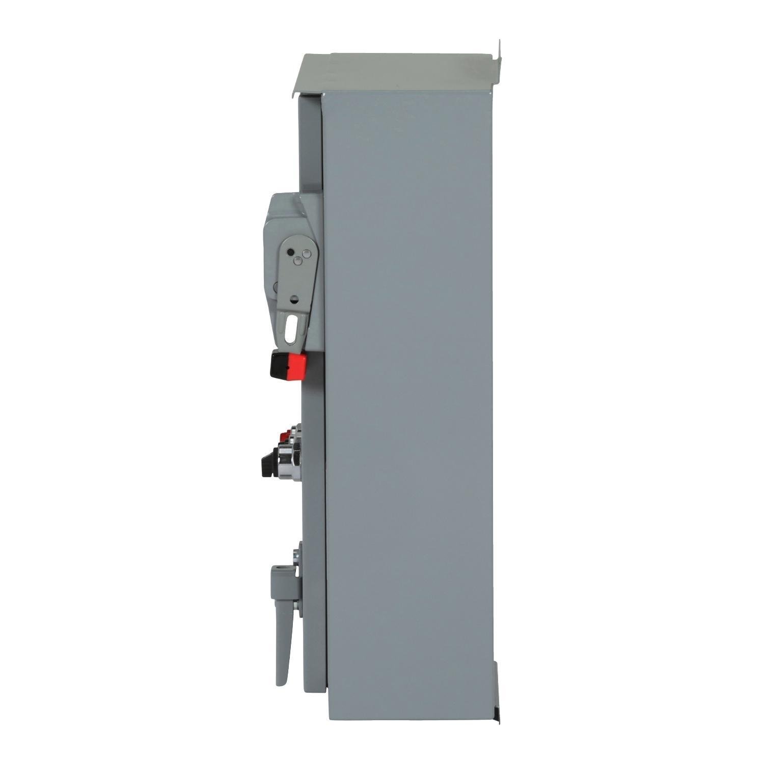 Picture of 8538SCASP6 - NEMA combination starter, Type S, 30A fusible disconnect, Size 1, 27A, Motor Logic SSOLR, 120VAC coil, NEMA 3R/12 [TAA]