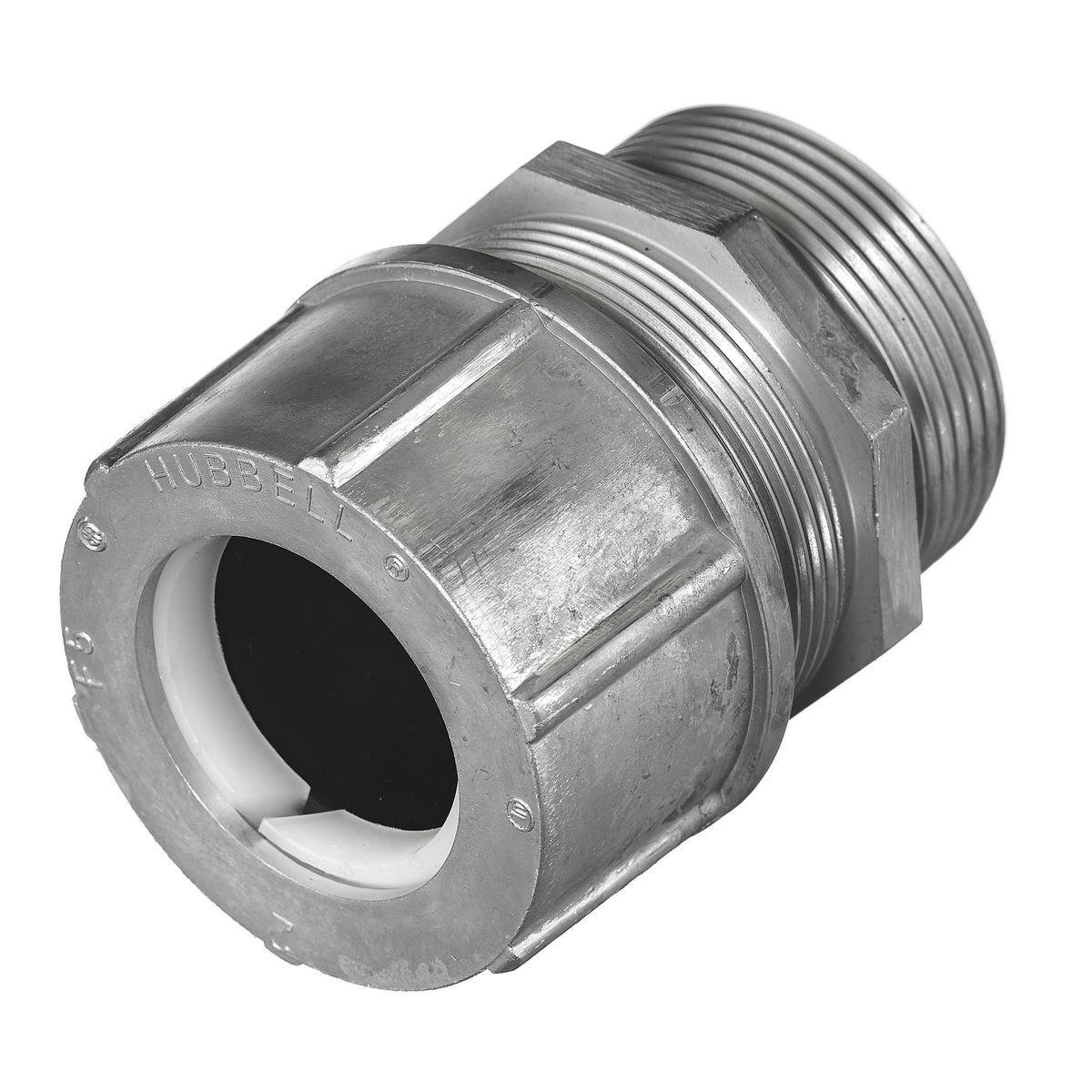 SHC1053 - Kellems Wire Management, Cord Connectors, Straight Male, 1.13-1.25", 1 1/4", Aluminum