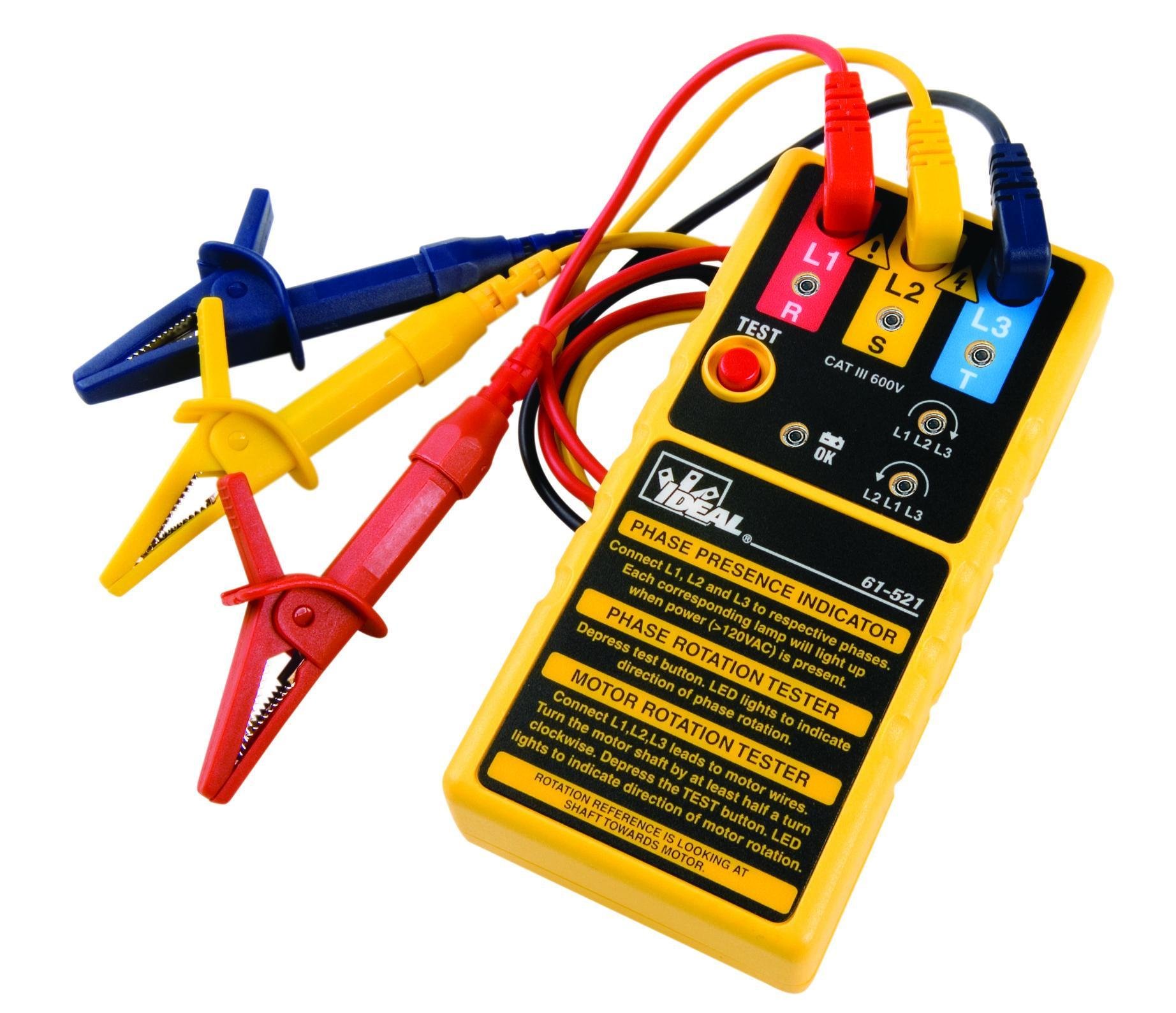 61-521 - 3-Phase/Motor Rotation Tester