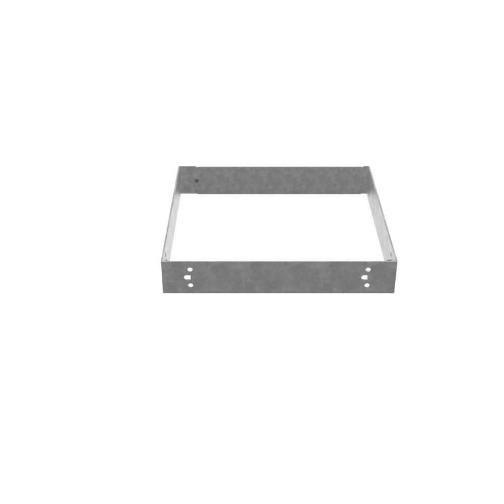 Picture of 88GC - Wireway Connector Non UL Listed 8x8 Wireway Hinge And Screw Cover ANSI 61 Gray Steel