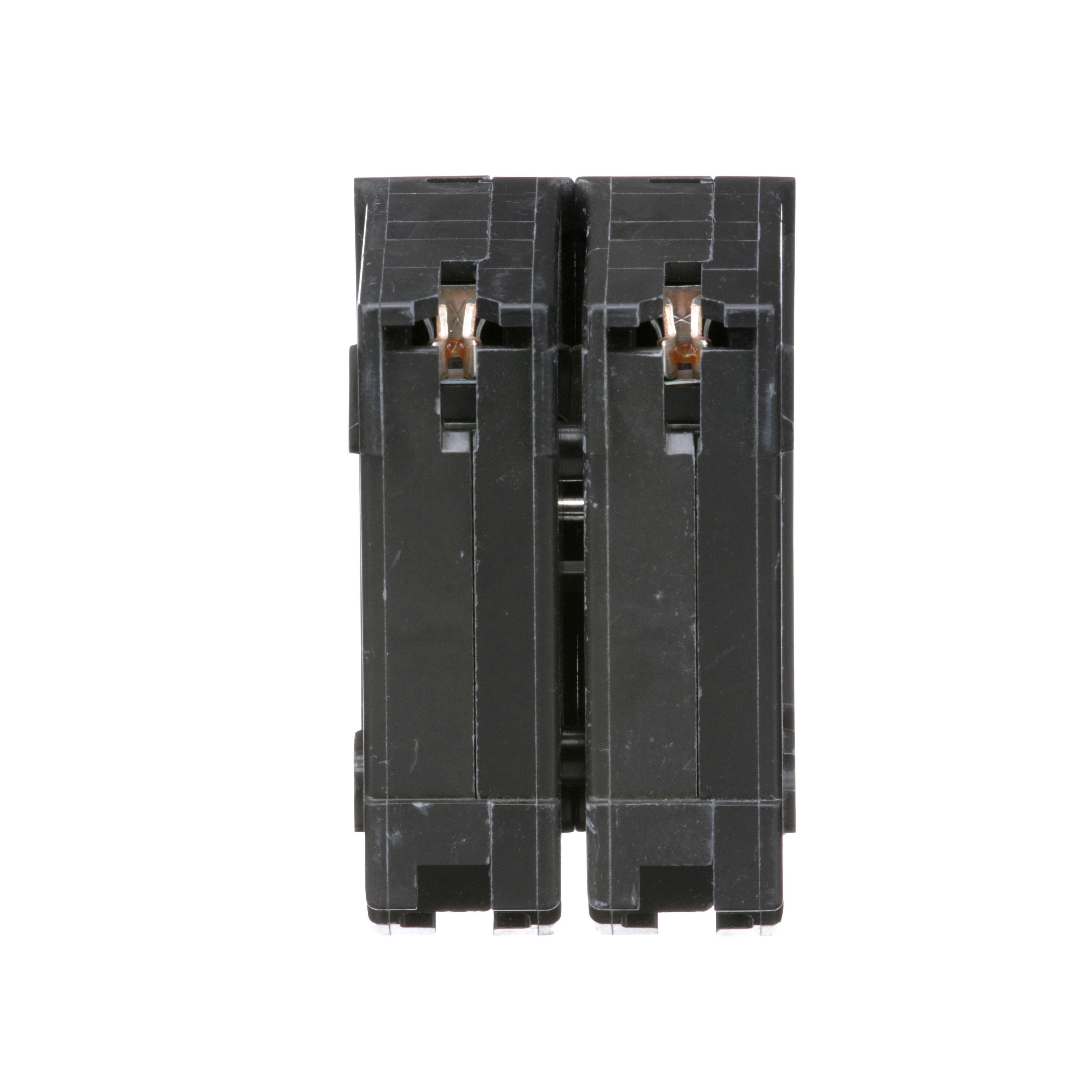 Picture of HOM240 - Mini circuit breaker, Homeline, 40A, 2 pole, 120/240VAC, 10kA AIR, standard type, plug in, UL