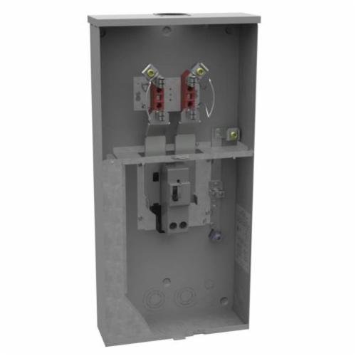 U5844-PXL-200 - 4 Terminal Ringless Small Closing Plate Pack Inside Meter Socket 1-200 Ampere Main Breaker