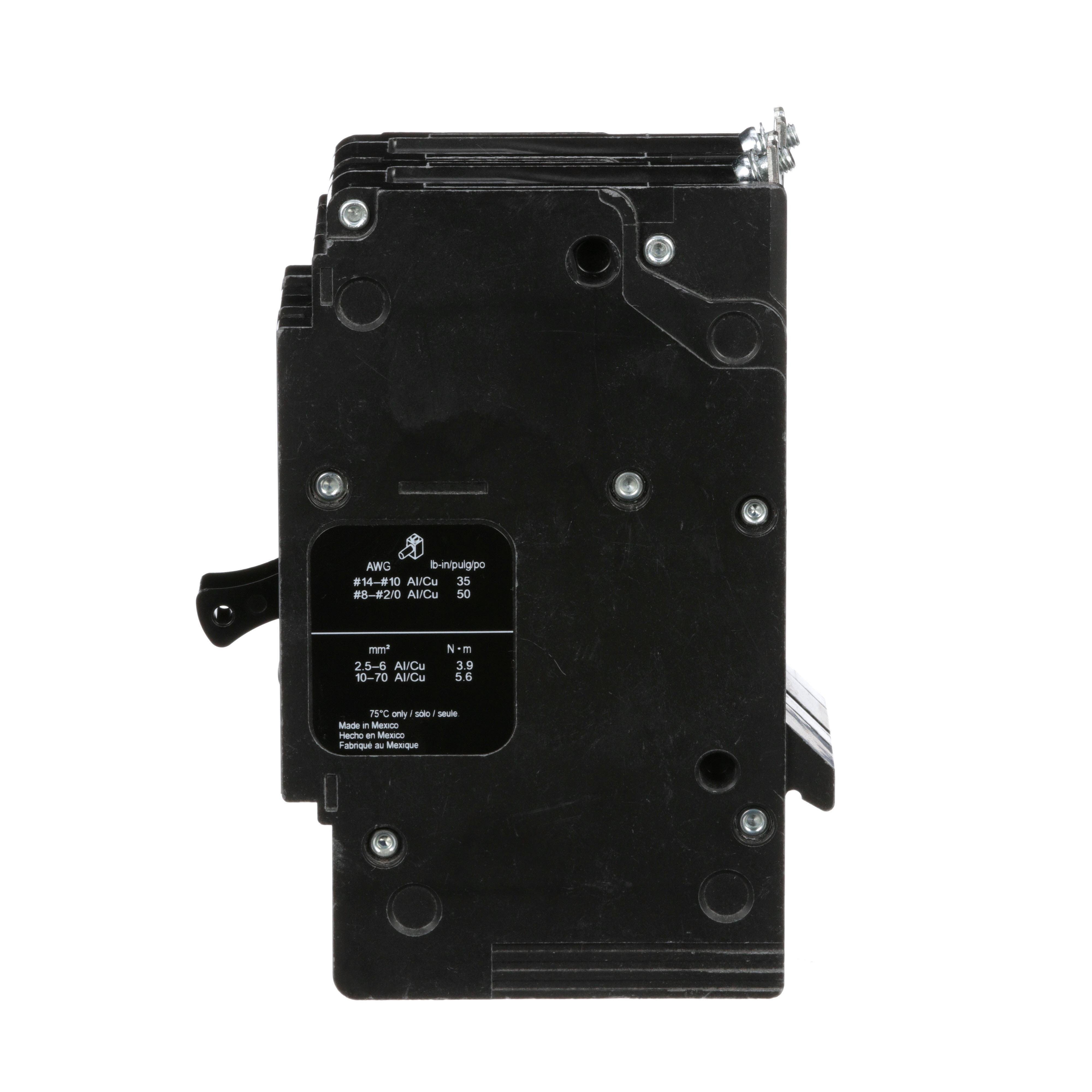 Picture of EJB24040 - Mini circuit breaker, E-Frame, 40A, 2 pole, 480Y/277VAC, 100kA max, bolt on [TAA]
