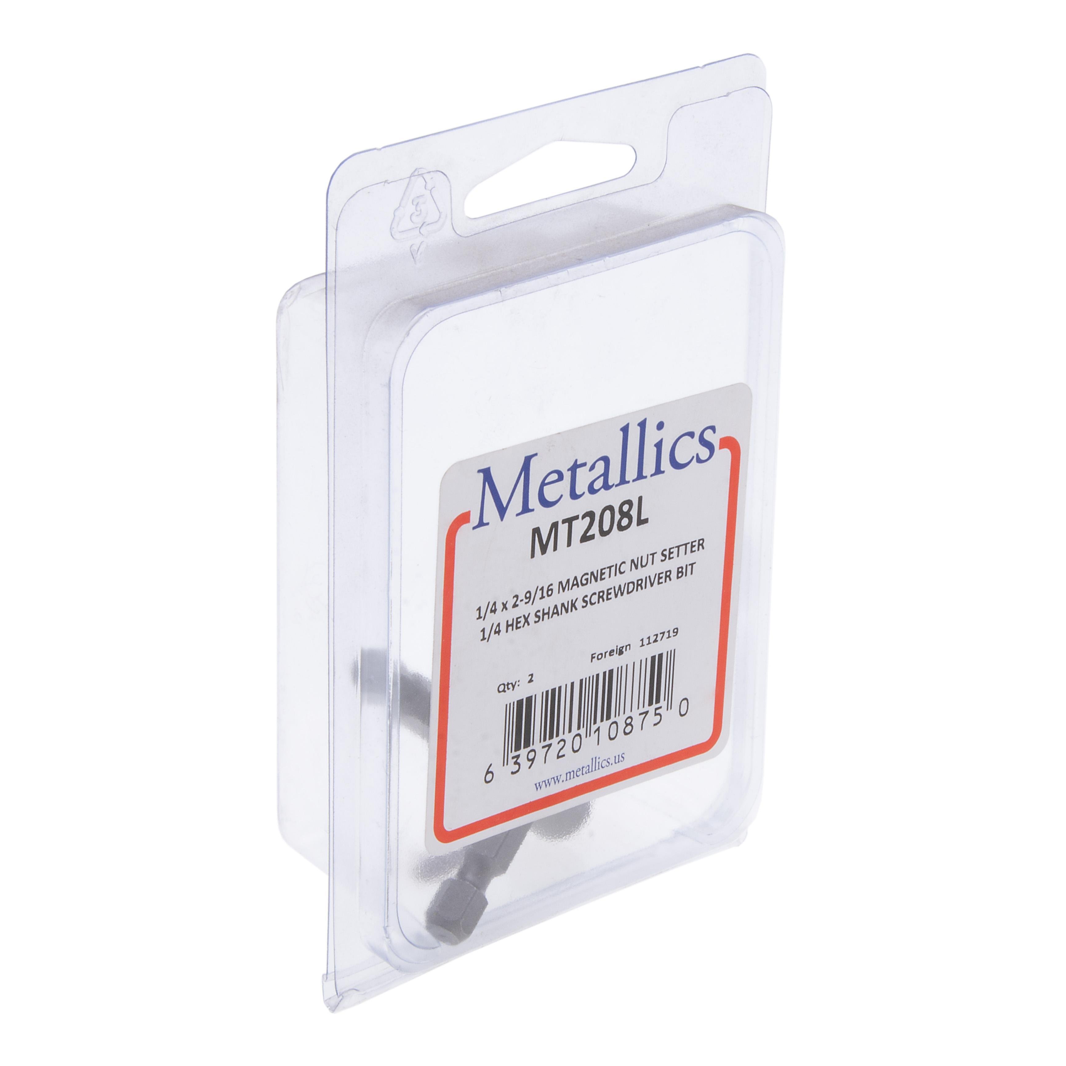 Magnetic Nut Setters 1/4" Drill Chuck 2-9/16" (1pc)