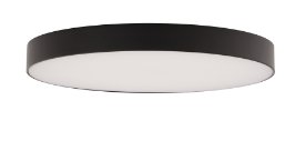WAC FM-240508-9CS-BK - Edgeless Round LED 8 inch Black Flush Mount Ceiling Light