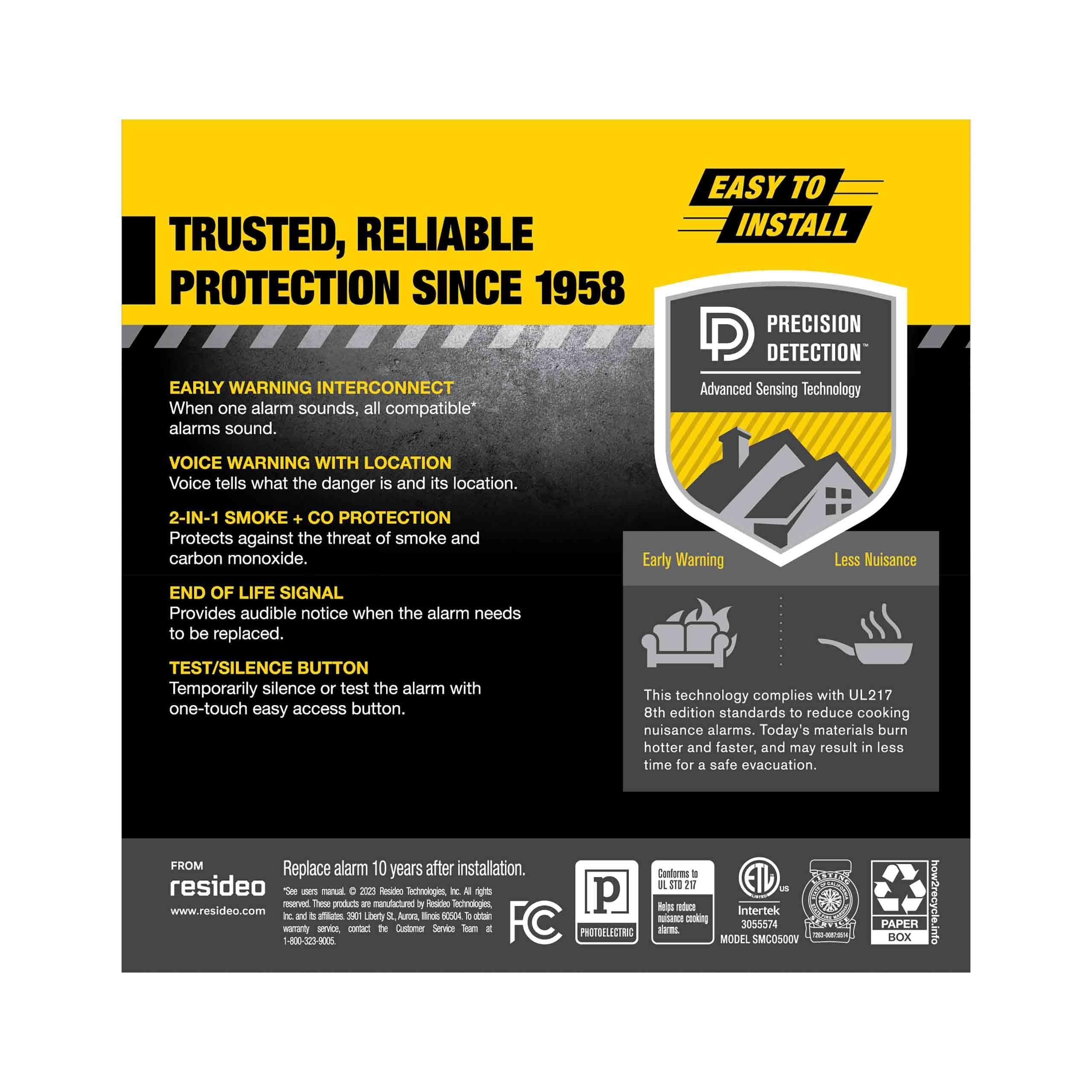 Picture of 1046815 - Interconnect Battery-Operated Smoke & CO Alarm with Voice