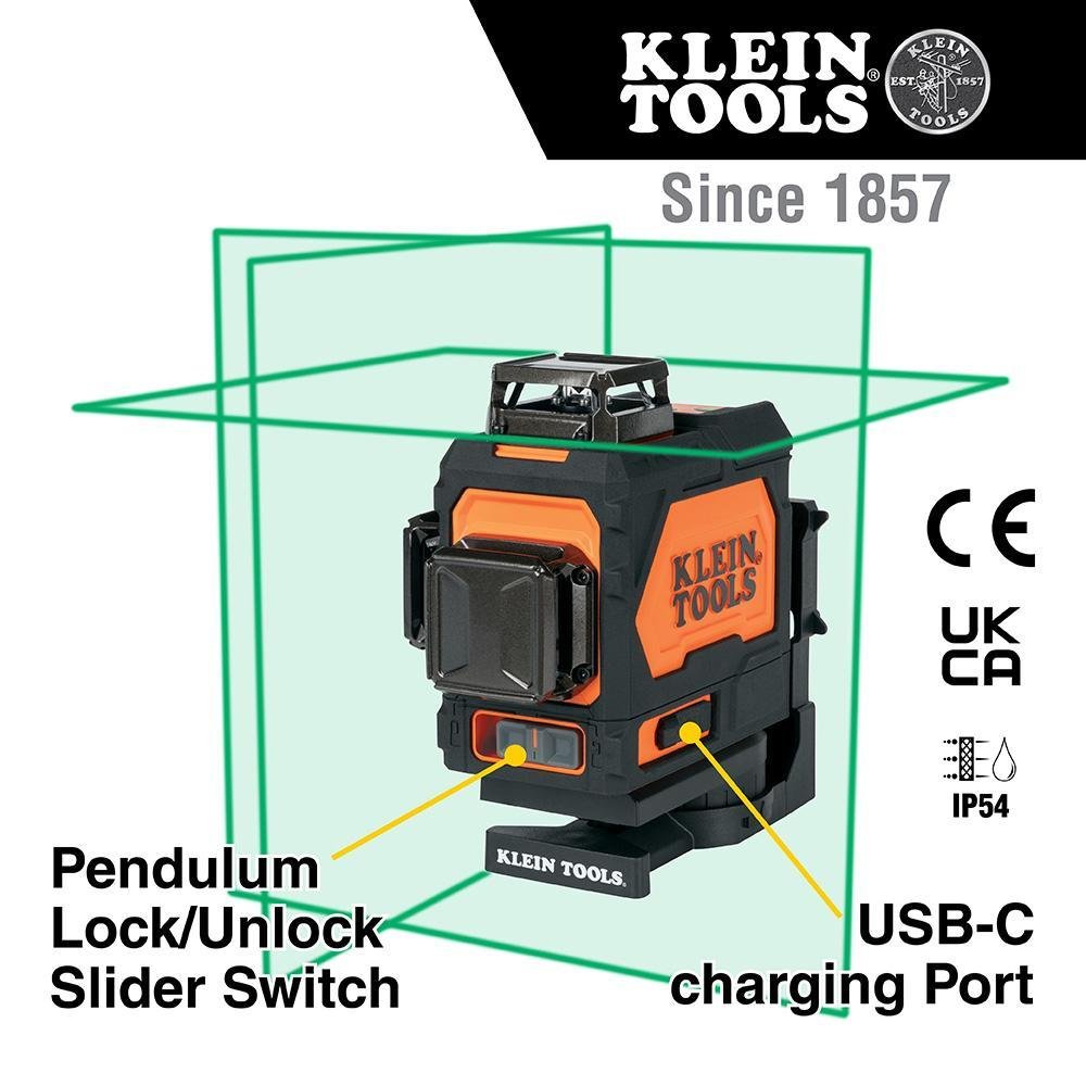 Picture of 93PLL - Rechargeable Self-Leveling Green Planar Laser Level