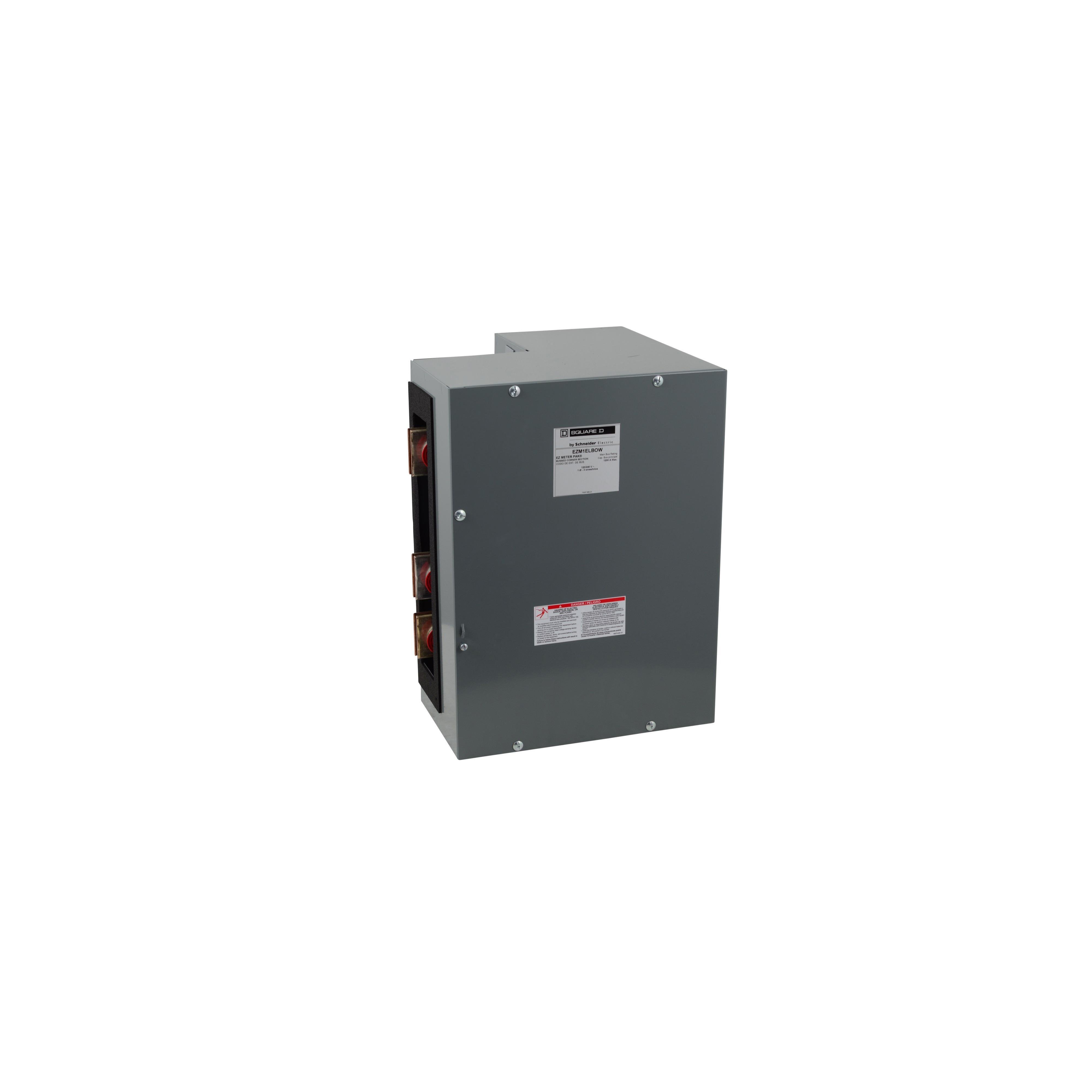 Picture of EZM1ELBOW - Meter accessory, EZ Meter-Pak, bus outside corner section, 1200A bus, single phase