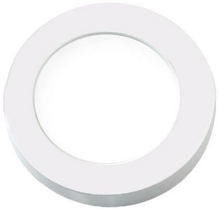 HR-LED90-30-WT - Edge Lit Energy Star LED Button Light 3000K Soft White in White