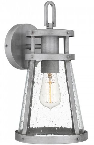 BAB8409MBK - Barber Outdoor Wall 1 Light Matte Black