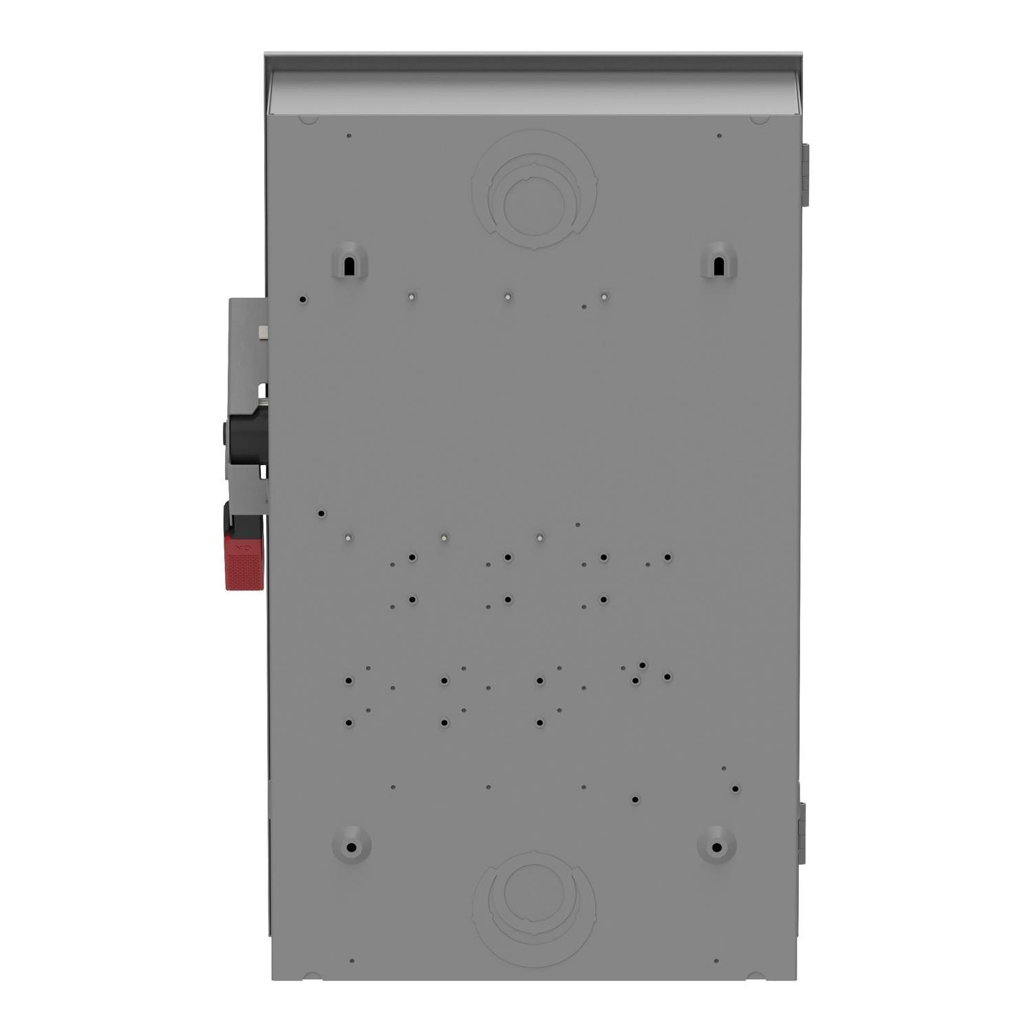 Picture of VHU364N - Safety switch, VisiPacT, heavy duty, unfused, viewing window, NEMA 1, 600V, 200A, 3 pole, neutral installed