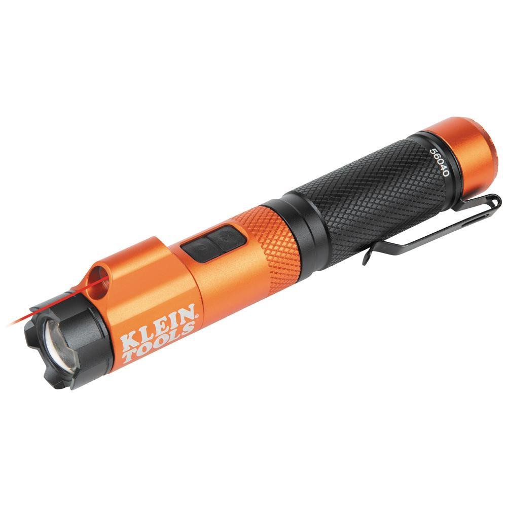 56040 - Rechargeable Focus Flashlight with Laser