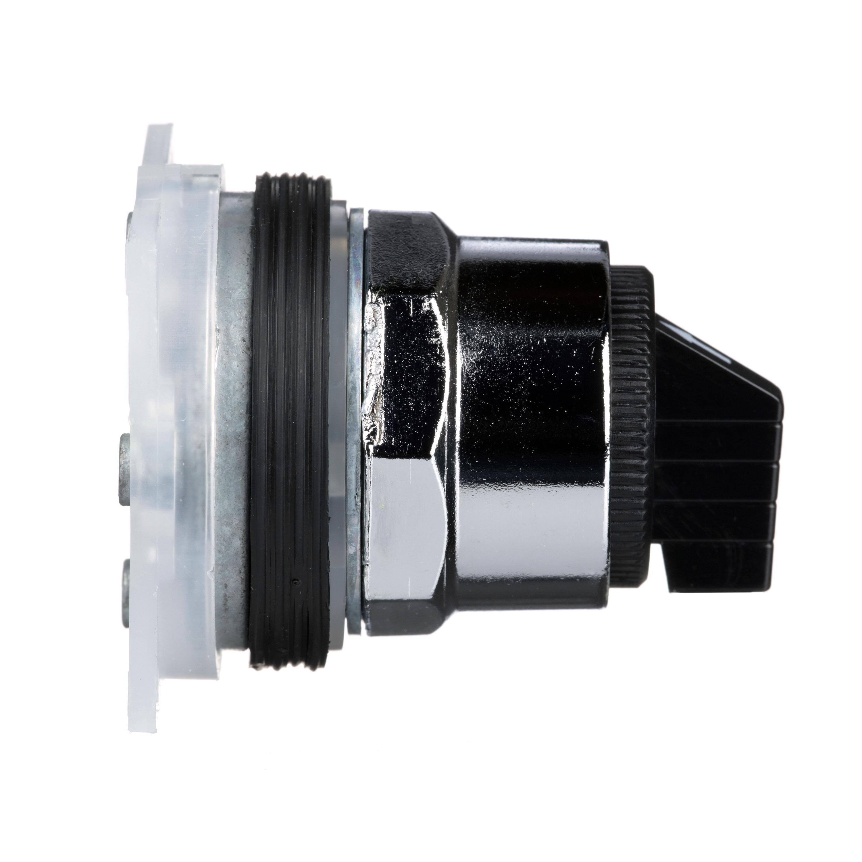Picture of 9001KS46B - 30mm Push Button, Type K, selector switch, 3 position, F cam, black knob