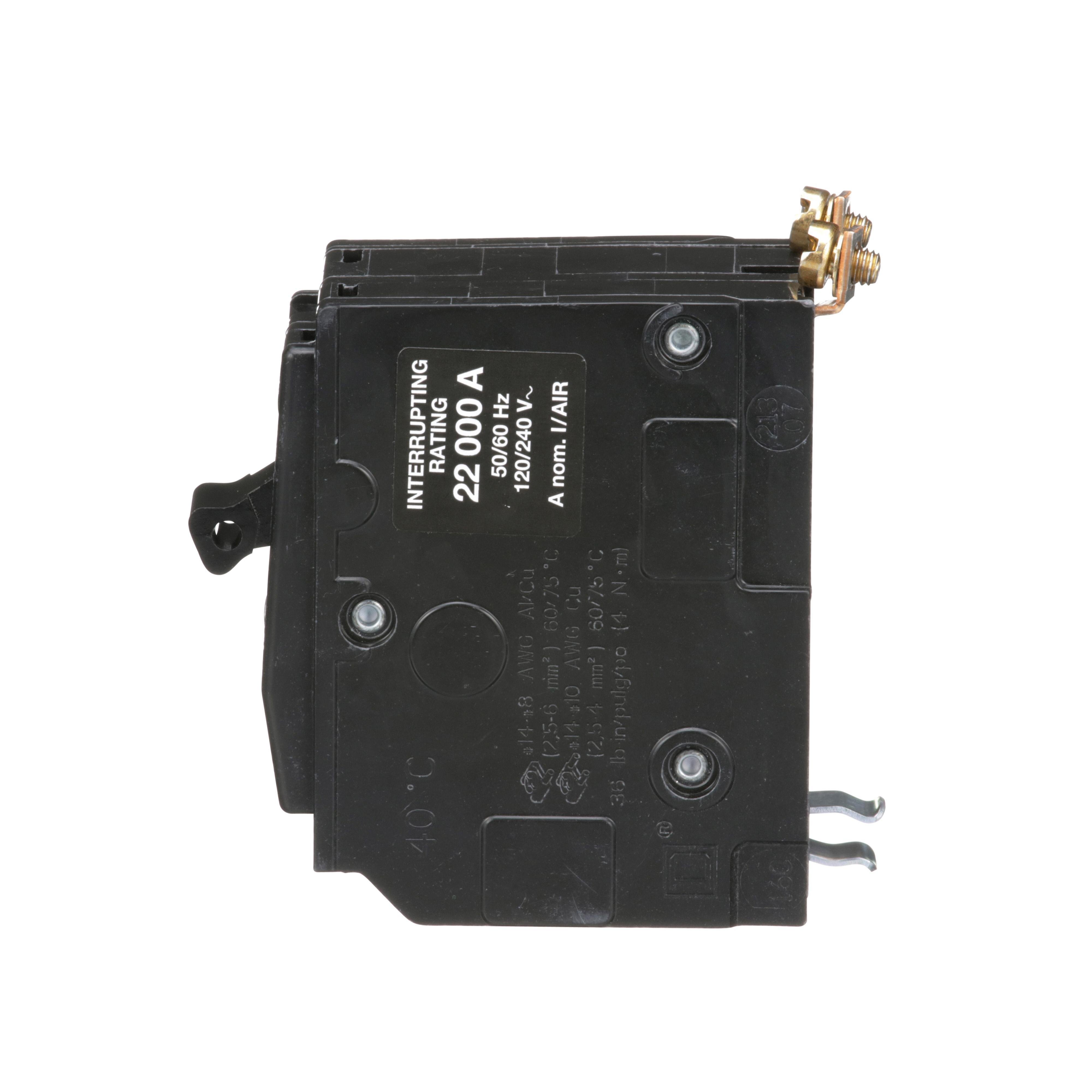 Picture of QOB230VH - Mini circuit breaker, QO, 30A, 2 pole, 120/240VAC, 22kA, bolt on