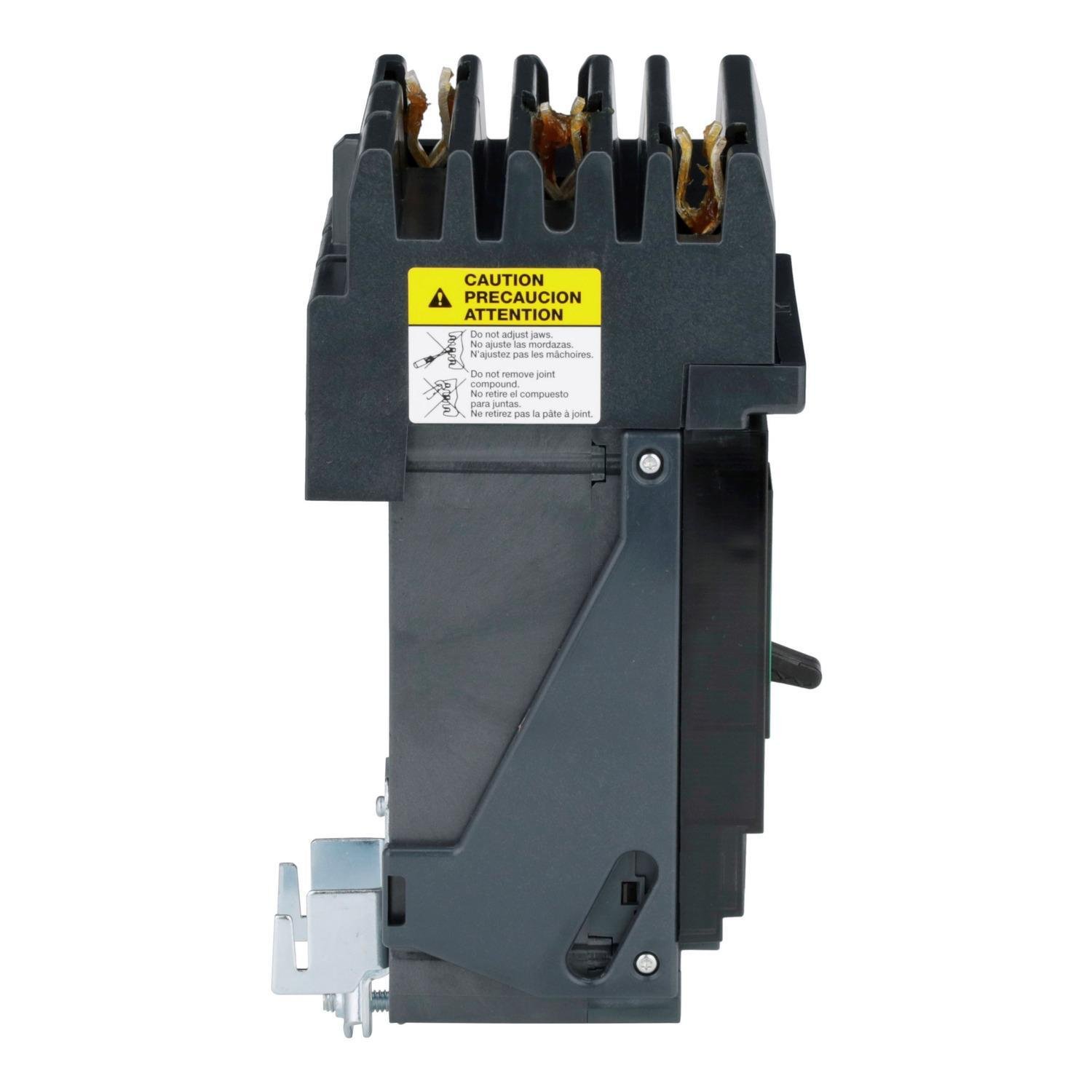 Picture of HGA36100U33X - Circuit breaker, PowerPacT H, 100A, 3 pole, 600VAC, 18kA, I-Line, Micrologic 3.2S, 80%, ABC