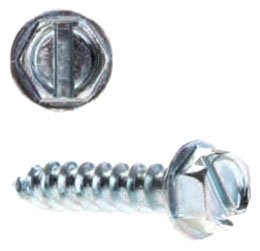 DS102J - Tapping Screw, 10 x 2, Hex Slot Washer H