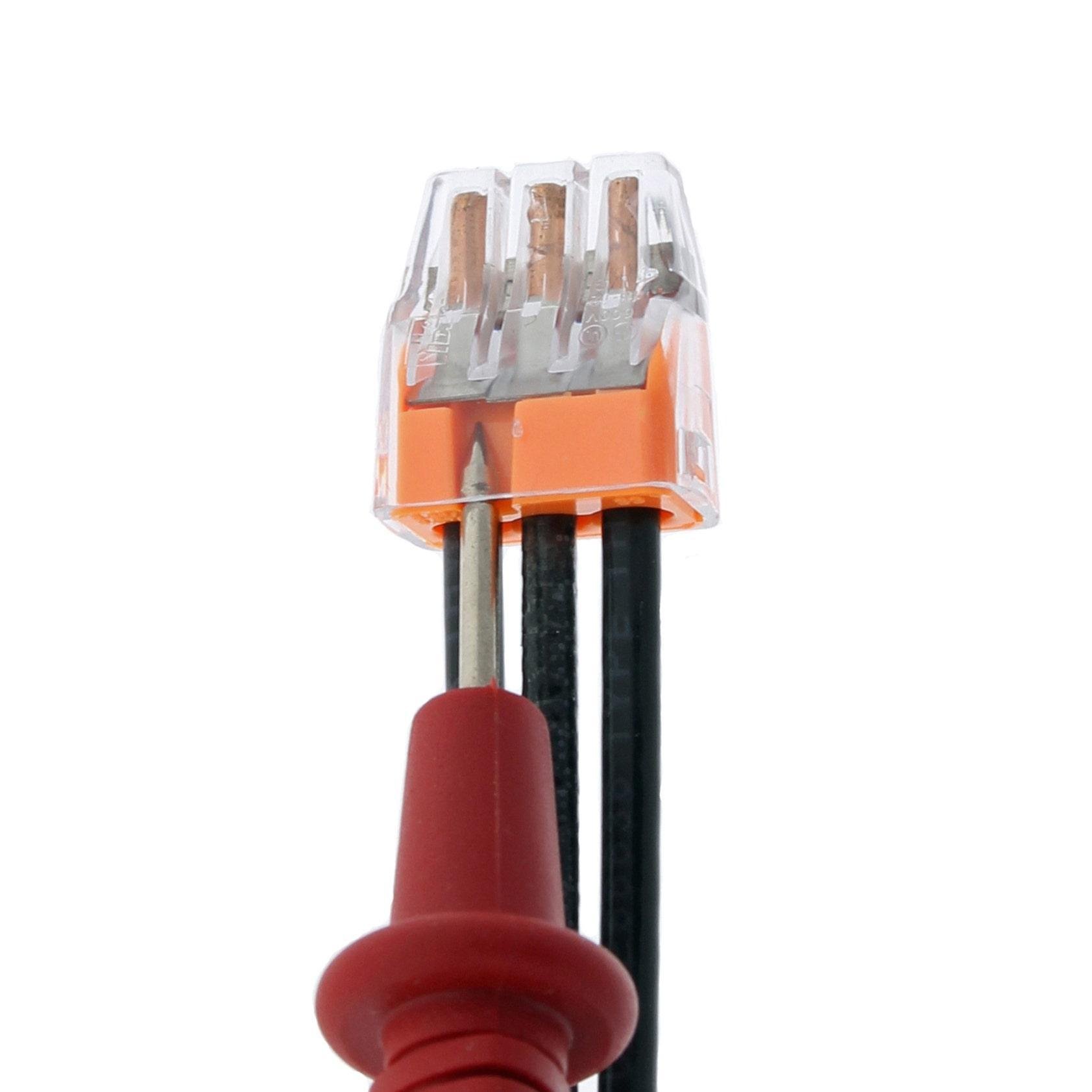 Picture of 30-1033J - In-Sure® Push-In Wire Connector, Model 33 3-Port Orange, Jar of 250