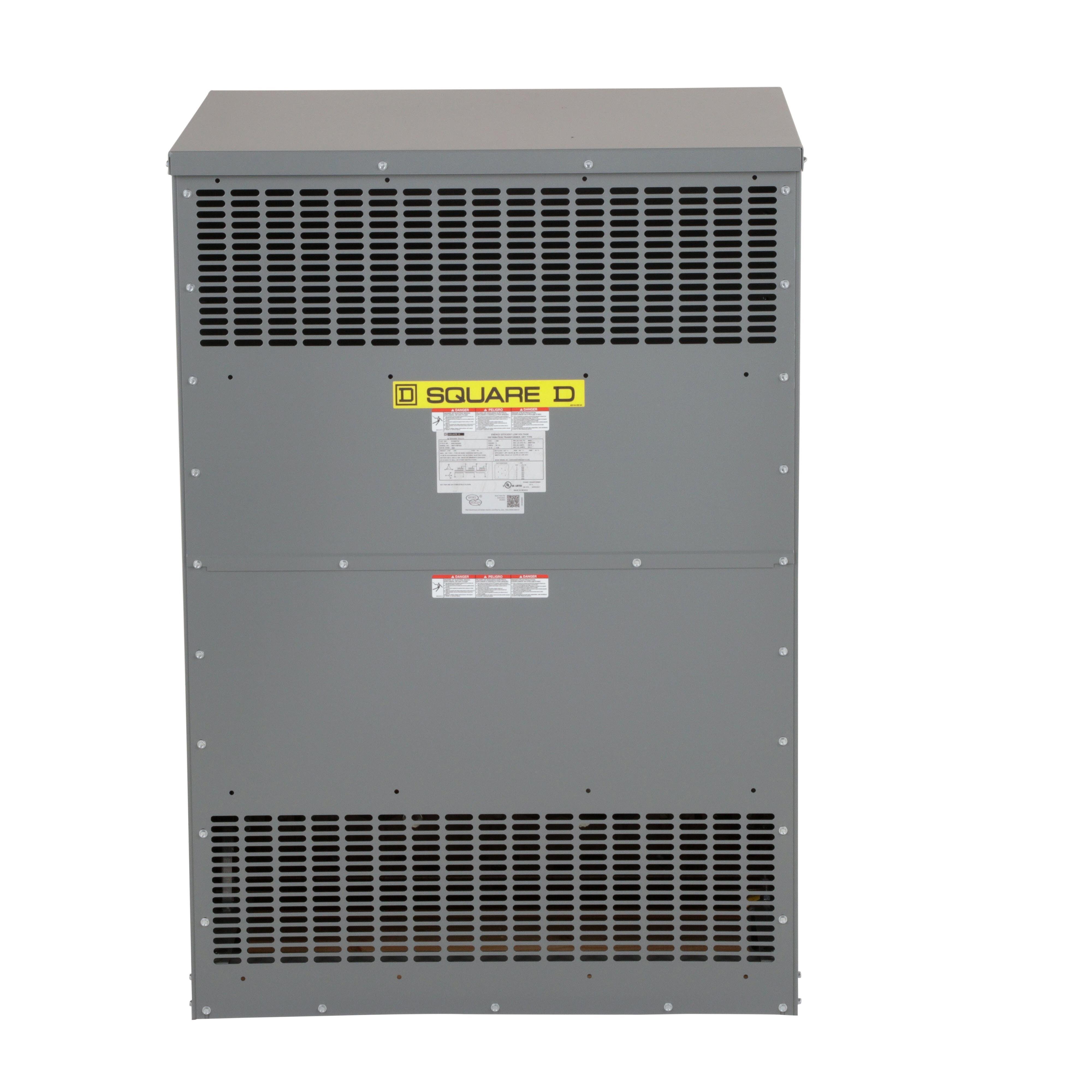 EX300T3H - Transformer, dry type, DOE 2016, 300kVA, 3 phase, 480V delta primary, 208Y/120V secondary, 25J, 150C rise