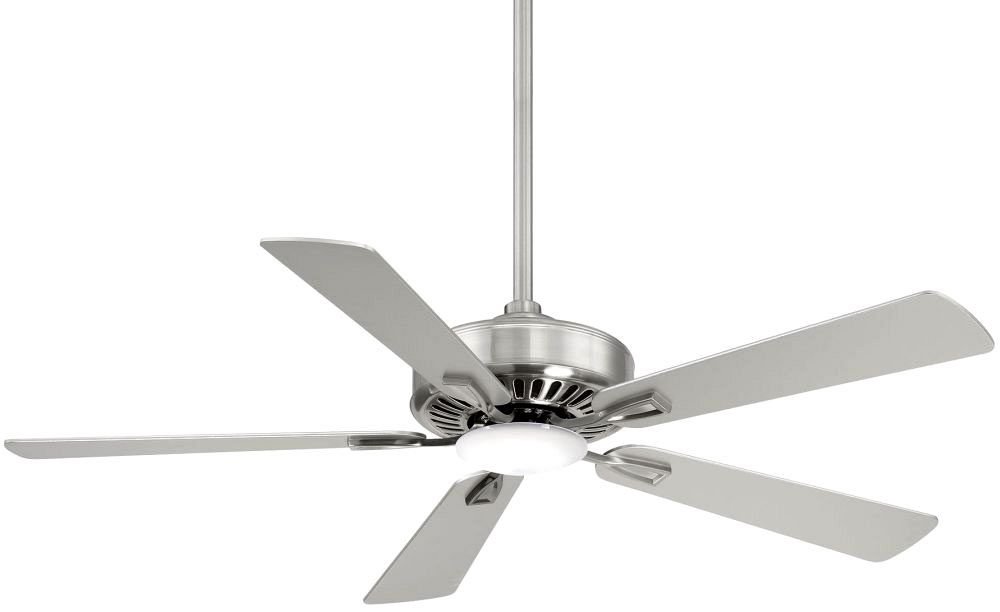 F556L-BN - 52" 5-Blade LED Ceiling Fan, Brushed Nickel Finish