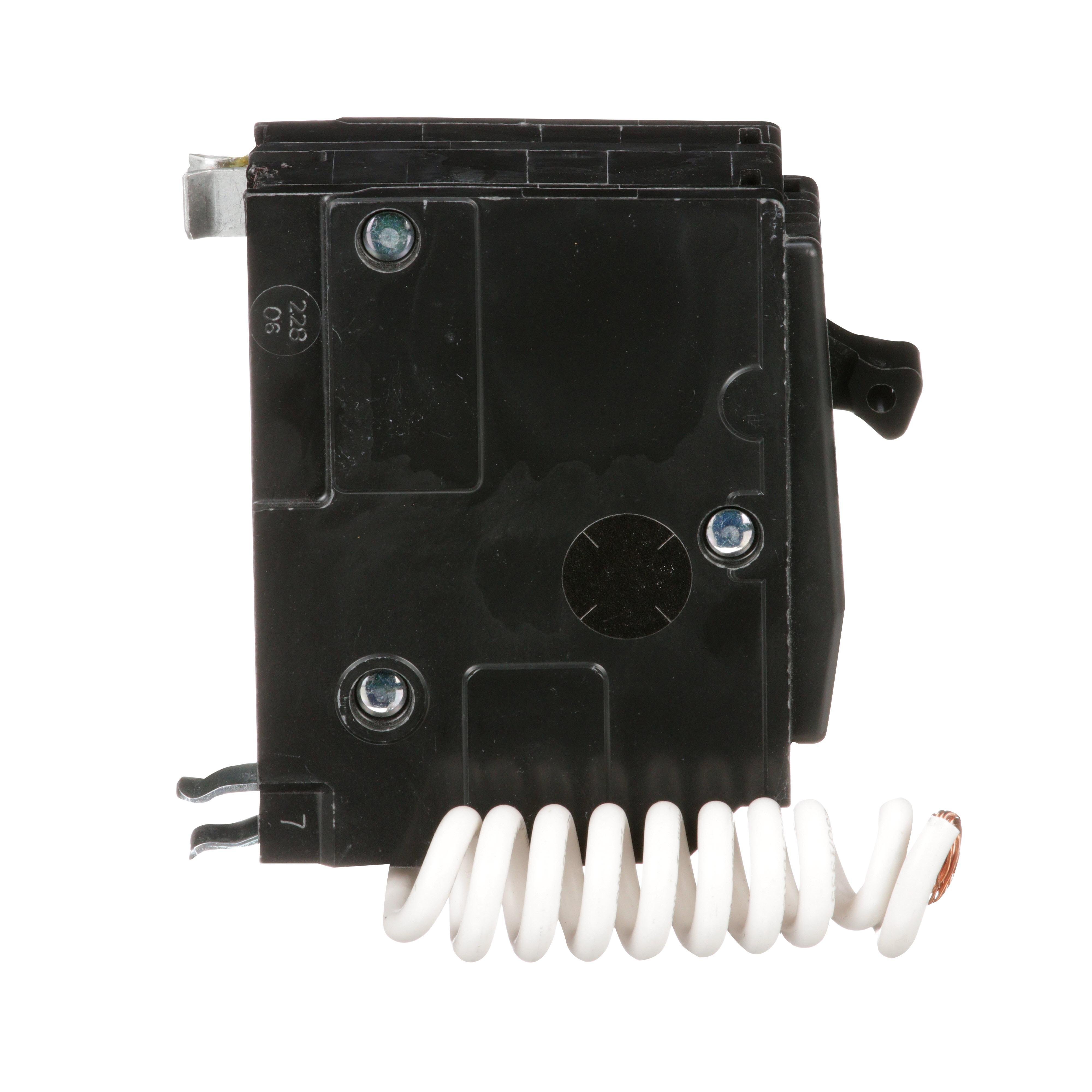 Picture of QO215SWN - Mini circuit breaker, QO, 15A, 2 pole, 120VAC, 10kA, plug in, switch neutral