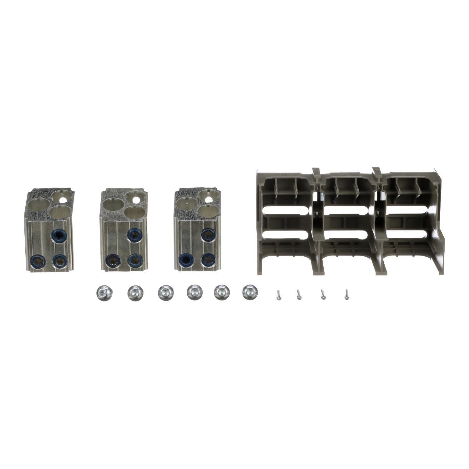 AL1200P7KU - Circuit breaker accessory, PowerPacT P, lug kit, mechanical, 1200A, 3/0 AWG to 750kcmil, unit mount, Al, qty 3