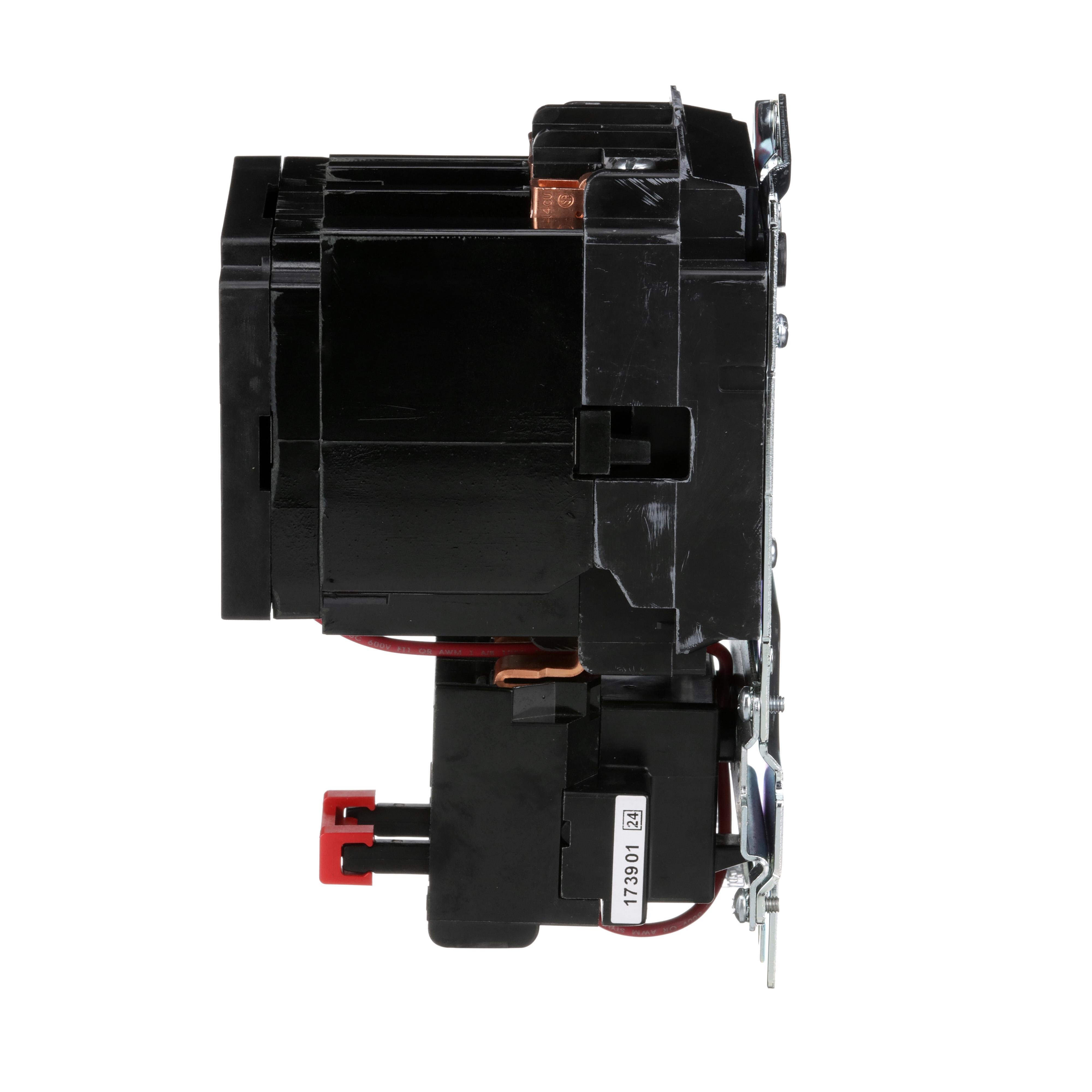 Picture of 8536SDO1V01S - NEMA Motor Starter, Type S, nonreversing, Size 2, 45A, 25 HP at 460 VAC, 5 kA SCCR, 3 phase, 3 pole, melting alloy, 24 VAC coil, open [TAA]