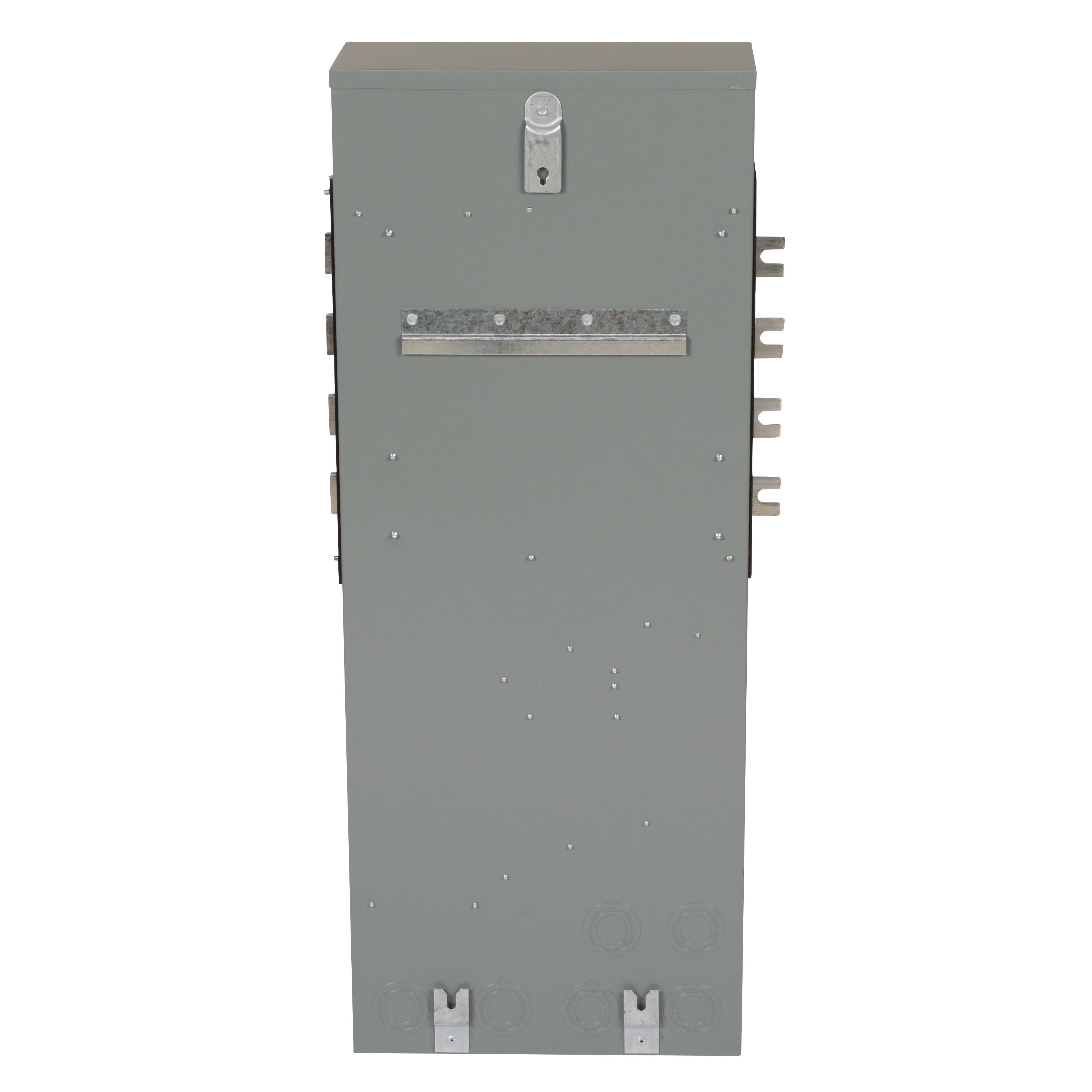 Picture of EZMR313225 - Branch unit, EZ Meter-Pak, 225A, 3 x 5 jaw sockets, 208Y/120VAC, no bypass, ringless, 800A Al busbar