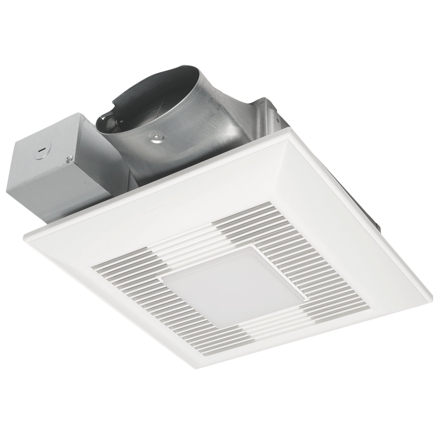 FV-0510VSL1 - WhisperValue DC Ventilation Fan/Light with Pick-A-Flow Speed Selector, Low Profile, Extremely Quiet, Long Lasting, Easy to Install, Code Compliant, Energy Star Certified, White