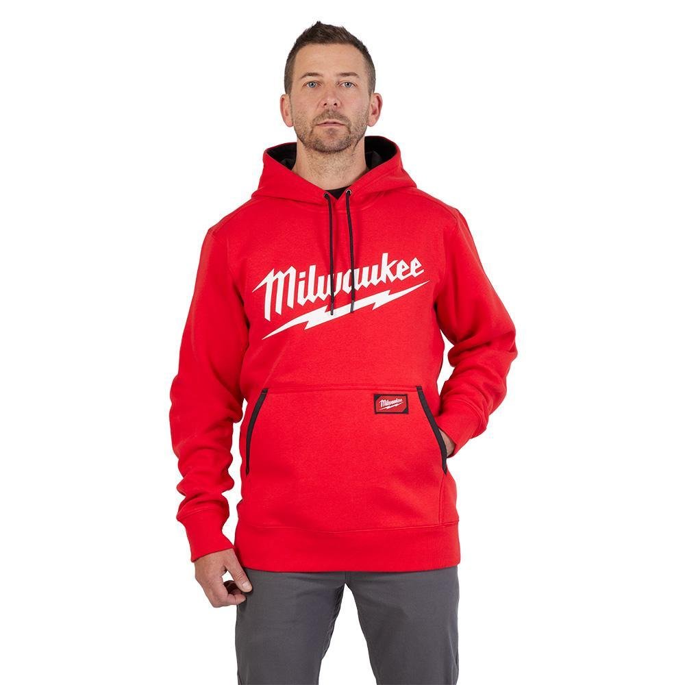 352R-2X - FREEFLEX™ Pullover Hoodie - Logo Red 2X
