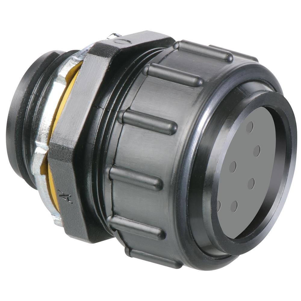 NMPV100 - Non-metallic, 1" multi-hole cord grip holds up to 9 cables and is idea for the connection of cables into solar raceways, fittings, and combiner or junction boxes.