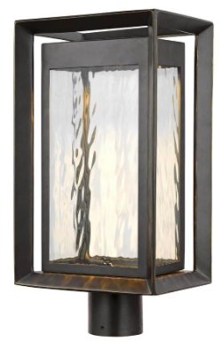 Picture of OL13707ANBZ-L1 - Urbandale 1-Light Outdoor Antique Bronze Integrated LED Lamp Post Light