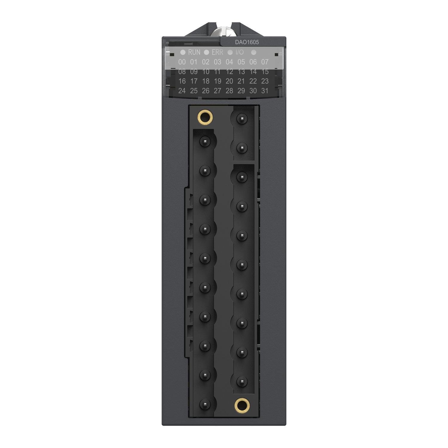 BMXDAO1605 - discrete output module, Modicon X80, 16 triac outputs, 100 to 240V AC