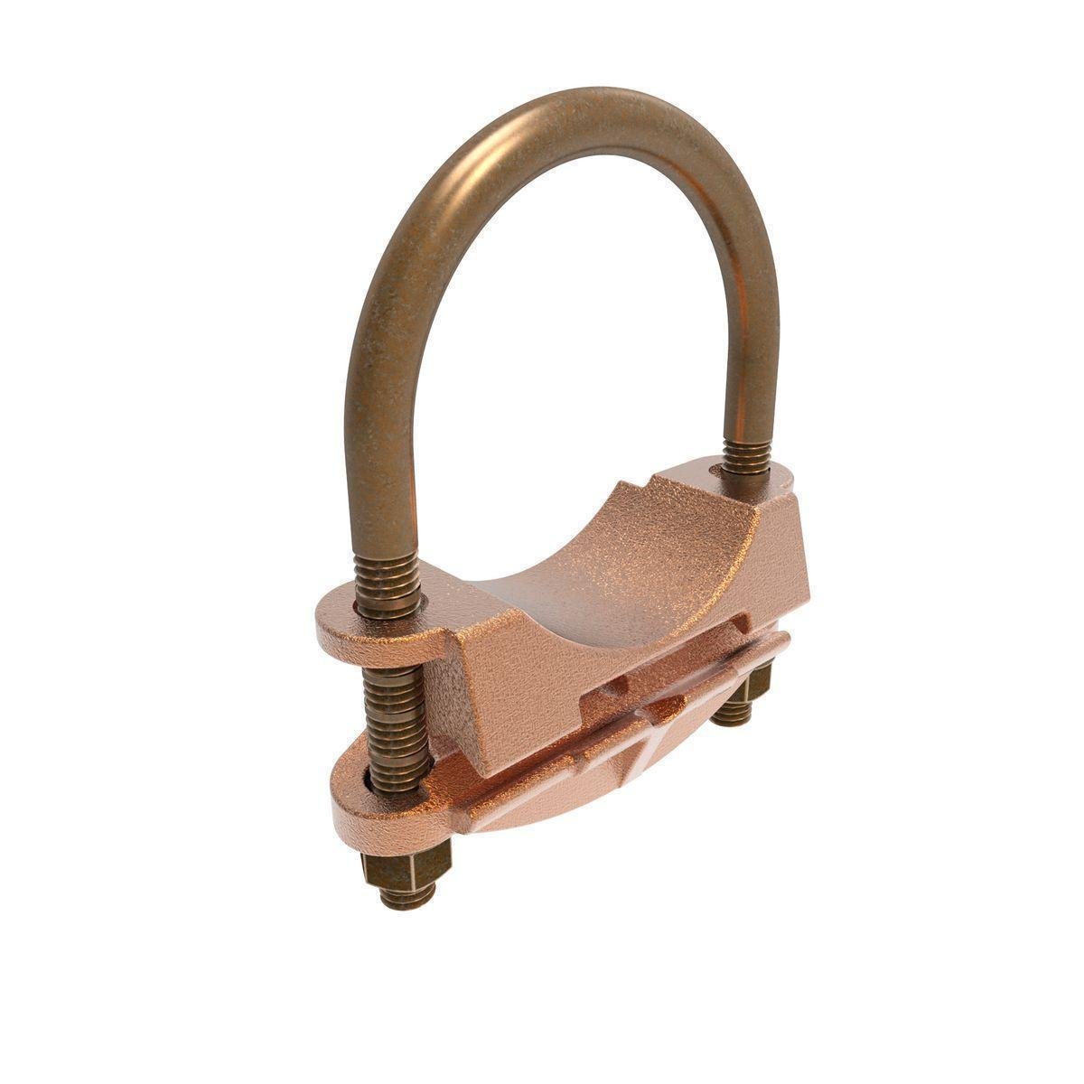 Picture of GAR1826 - Ground Clamp Copper 4 AWG-2/0 AWG Installation Torque Recommended Run in-lb240 LB in