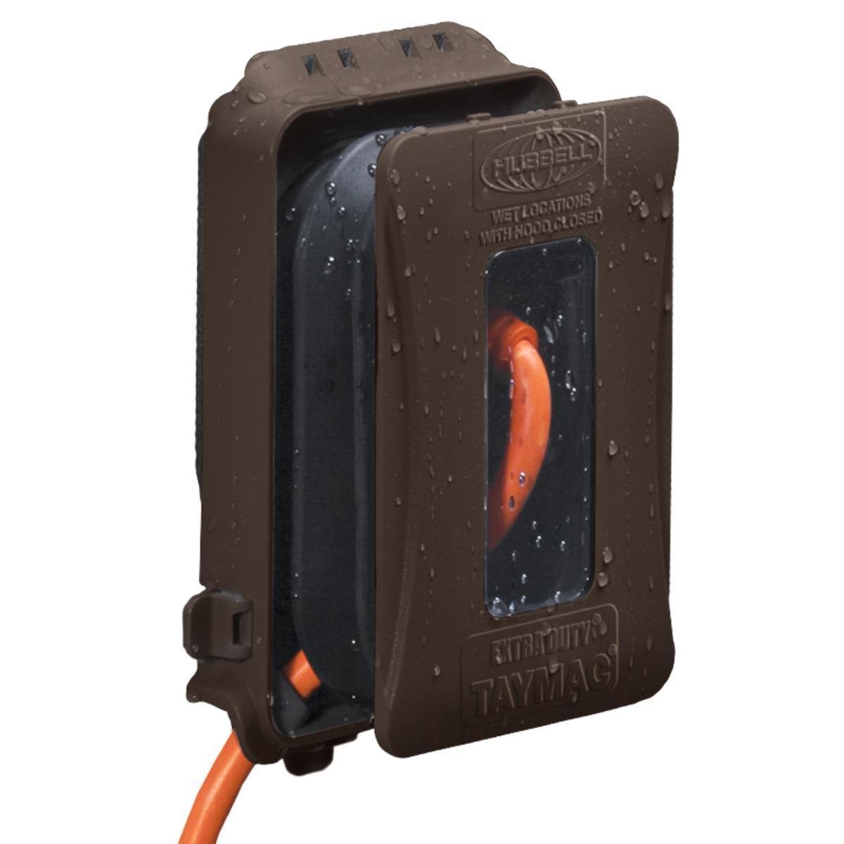 Picture of ML500Z - 1-Gang Weatherproof In-Use Cover, Expandable, EXTRA DUTY®, Bronze