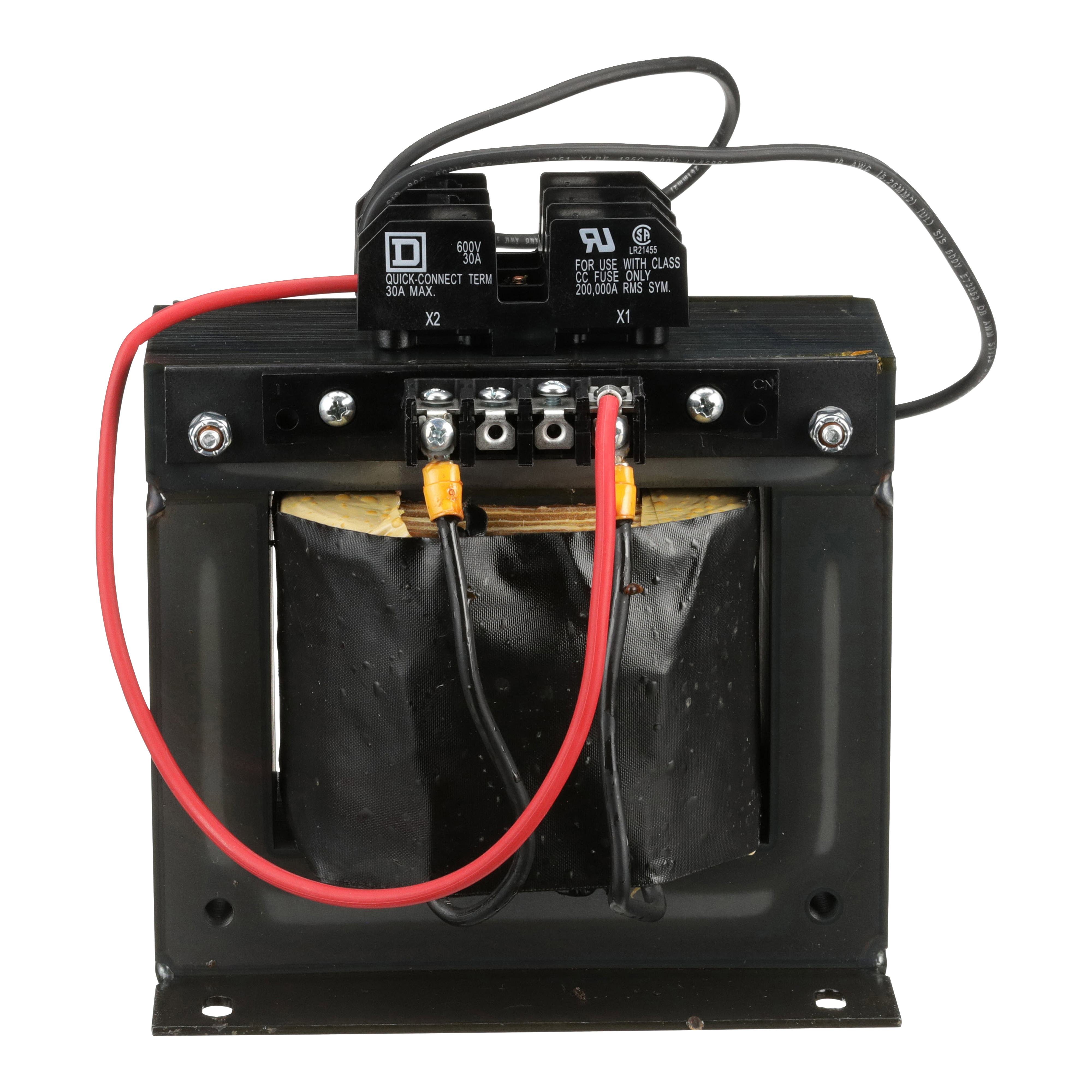 Picture of 9070TF1500D1 - Industrial control transformer, Type TF, 1 phase, 1500VA, 240x480V primary, 120V secondary, 50/60Hz