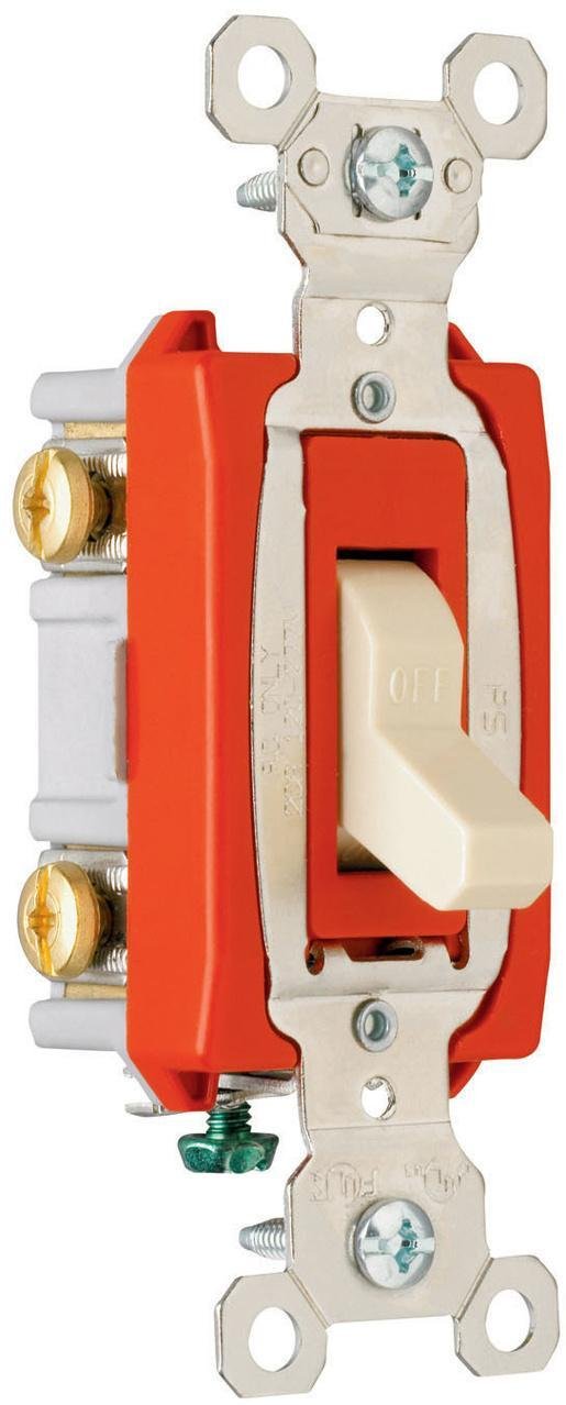 PS20AC2-I - Industrial Extra Heavy Duty Specification Grade Switch, Ivory