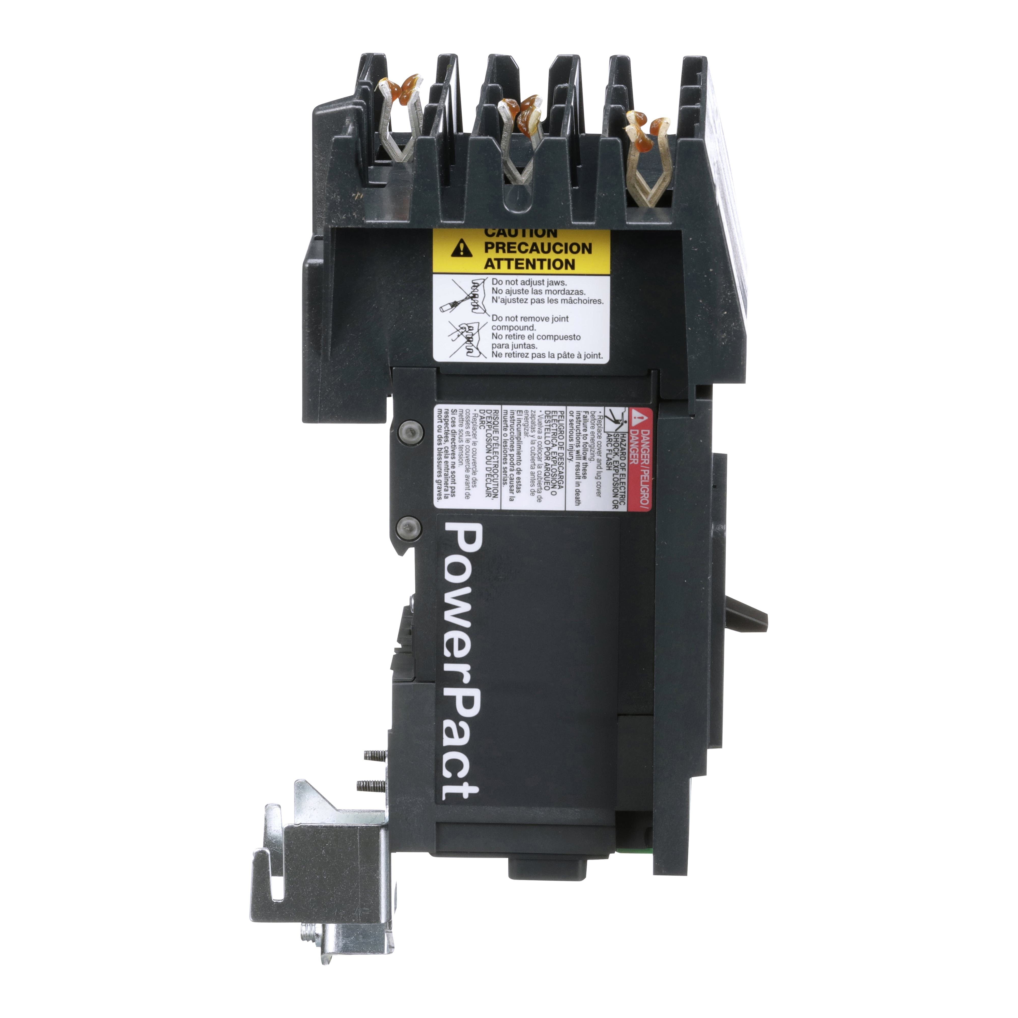 Picture of BDA34020Y - Circuit breaker, PowerPacT B, 20A, 3 pole, 480Y/277VAC, 18kA, I-Line, thermal magnetic, 80%, ABC