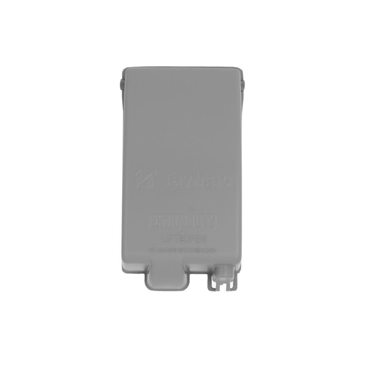 Picture of MX4280S - 1-Gang Weatherproof In-Use Cover, EXTRA DUTY®, Expandable, Vertical, 8-in-1, 3-1/2 in. Deep, Gray