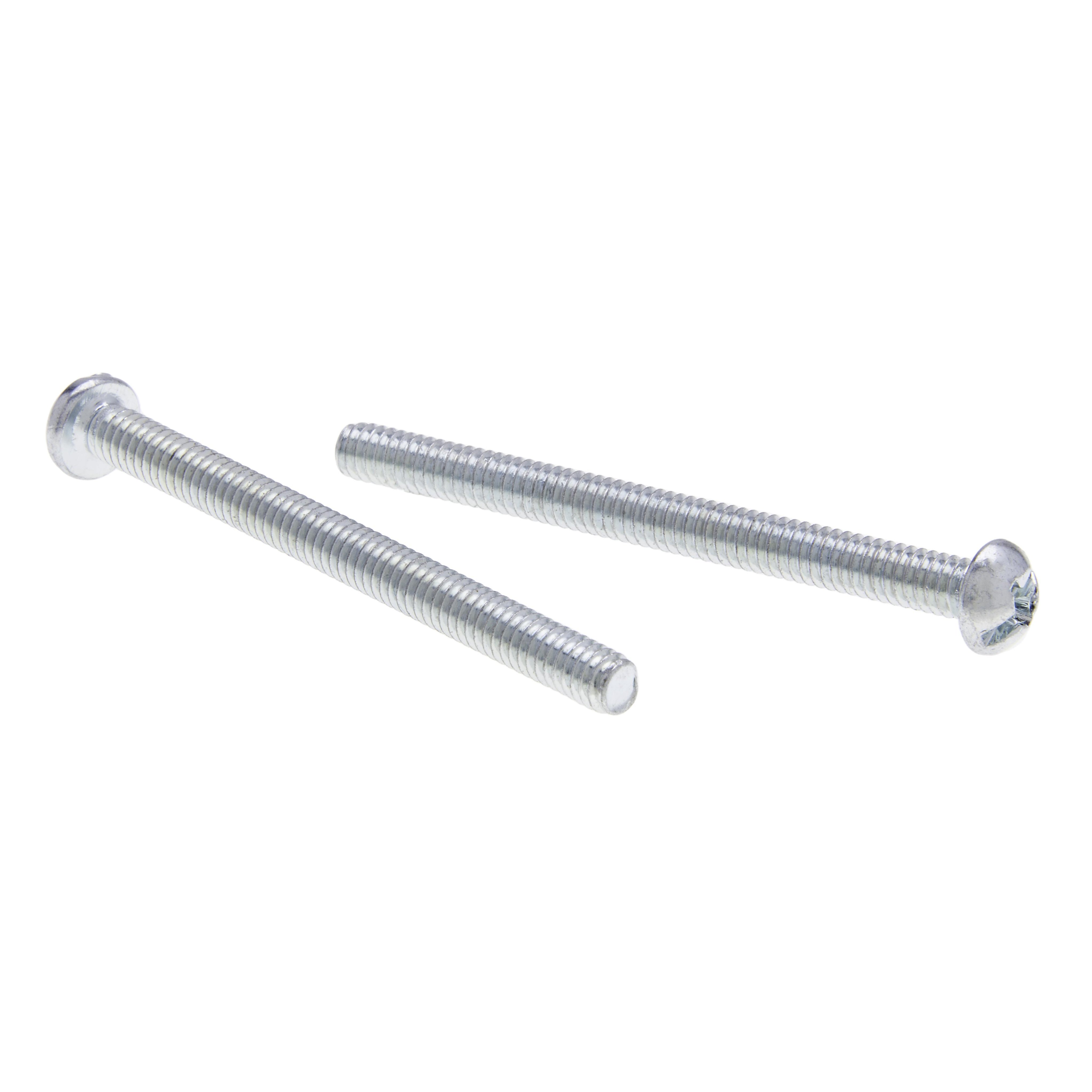 Picture of RM89-1M - 8-32 x 2 in. Round Head Combo Machine Screws - Steel Zinc - 1000qty