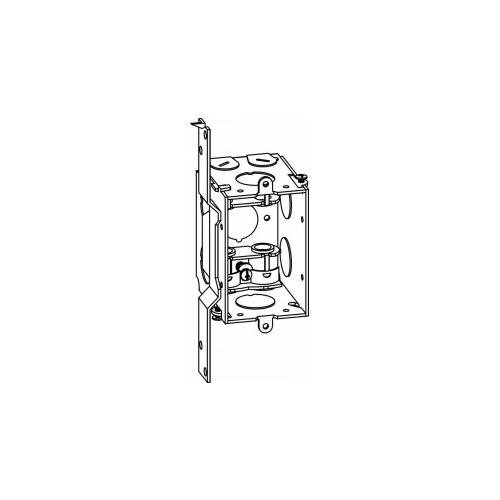GB-1-MC-FB - 2-1/2" DEEP, GANGABLE 1-GANG SWITCH BOX WITH MC CLAMPS & FB BRACKET