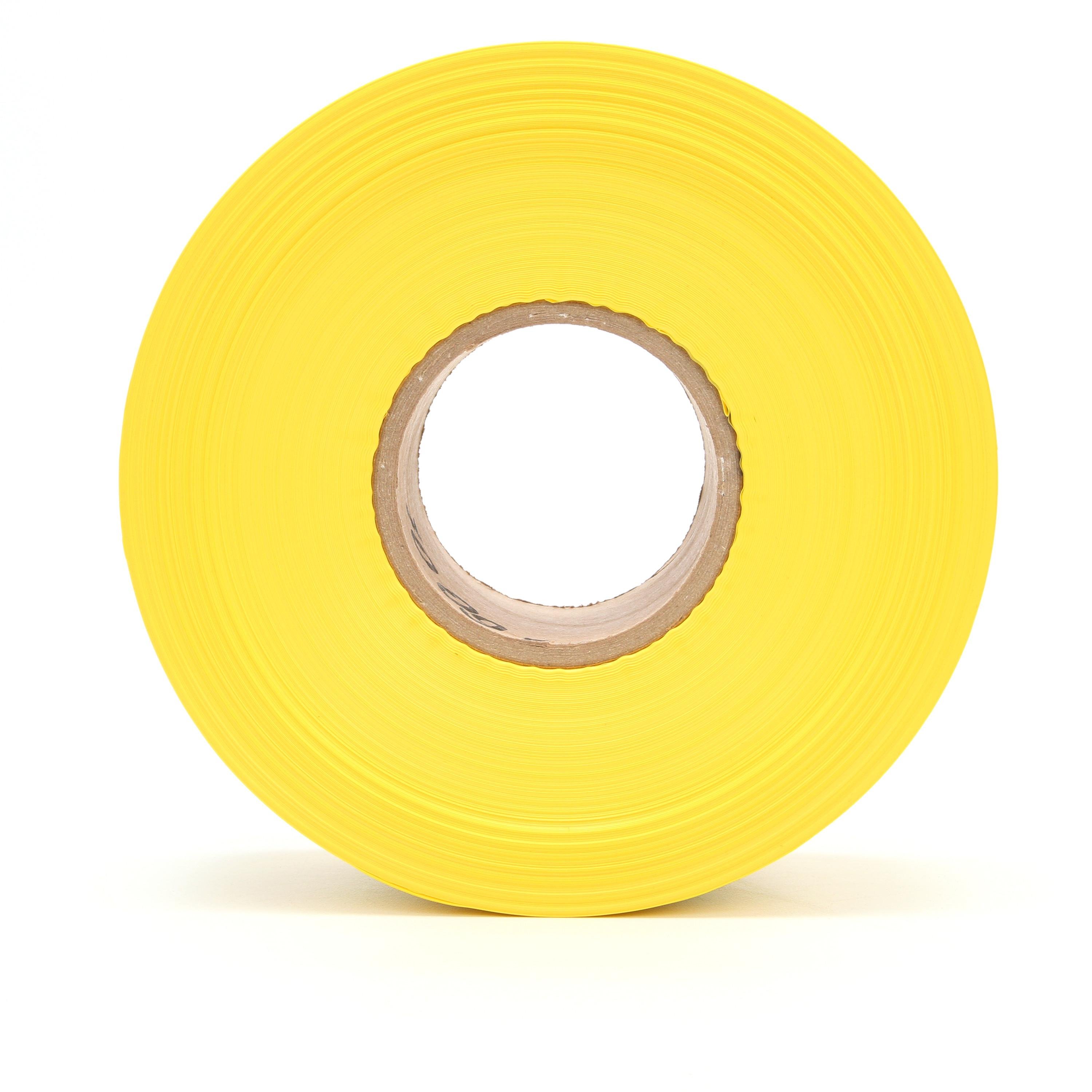 364 - Scotch Buried Barricade Tape 364, CAUTION BURIED ELECTRIC LINE BELOW, 3 in x 1000 ft, Yellow, 8 rolls/case, BULK