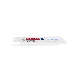 20568-624R - LENOX Metal Cutting Reciprocating Saw Blade With Power Blast Technology, Bi-Metal, 6-Inch, 24 Tpi, 5/Pk