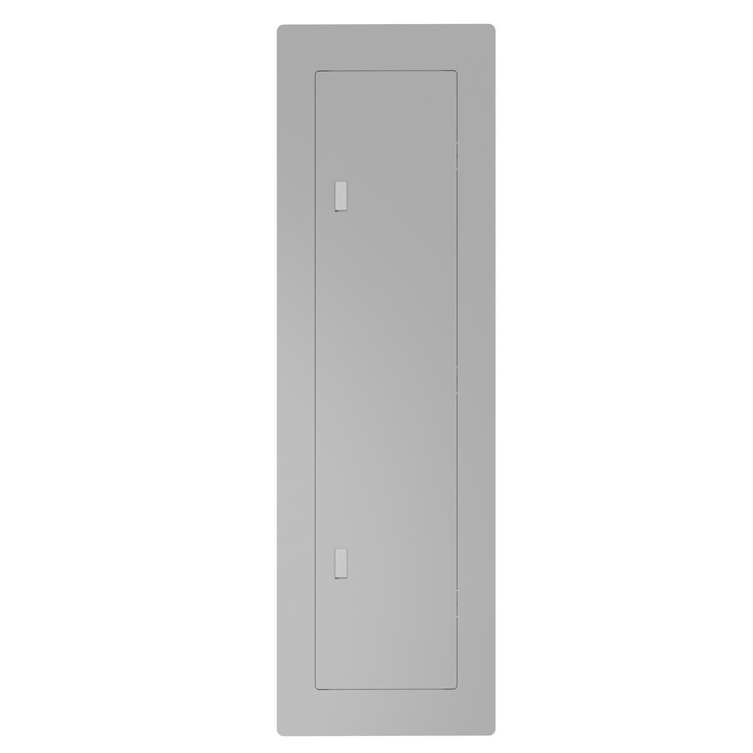 HOMCMF60UC - Replacement cover, Homeline, for 60 space load center, mono flat, combination flush and surface, gray